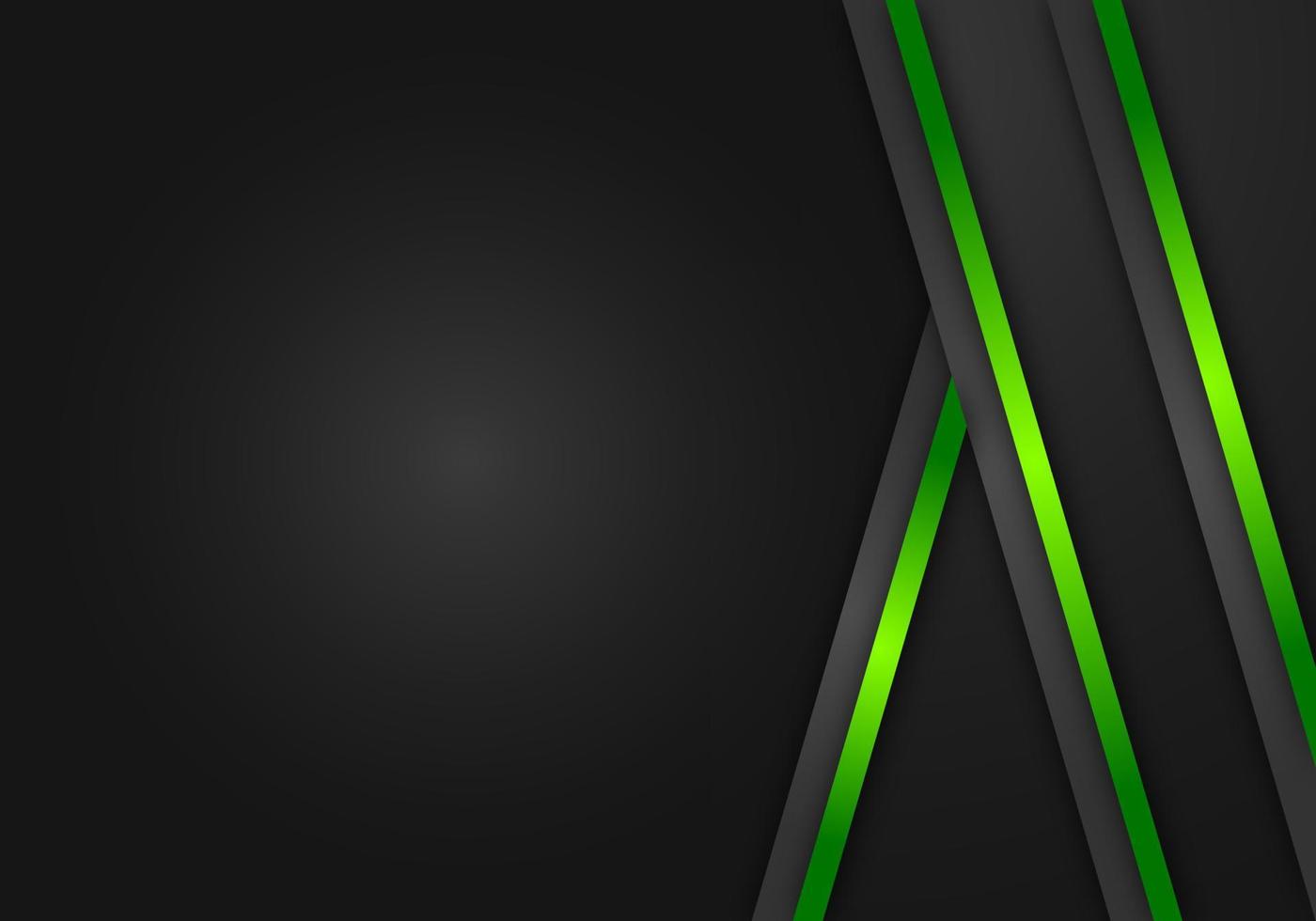 Abstract Green Arrow Dark Grey Shadow Line with Blank Space Design Modern Futuristic Background Geometric Overlap Layer Paper Cut Style vector