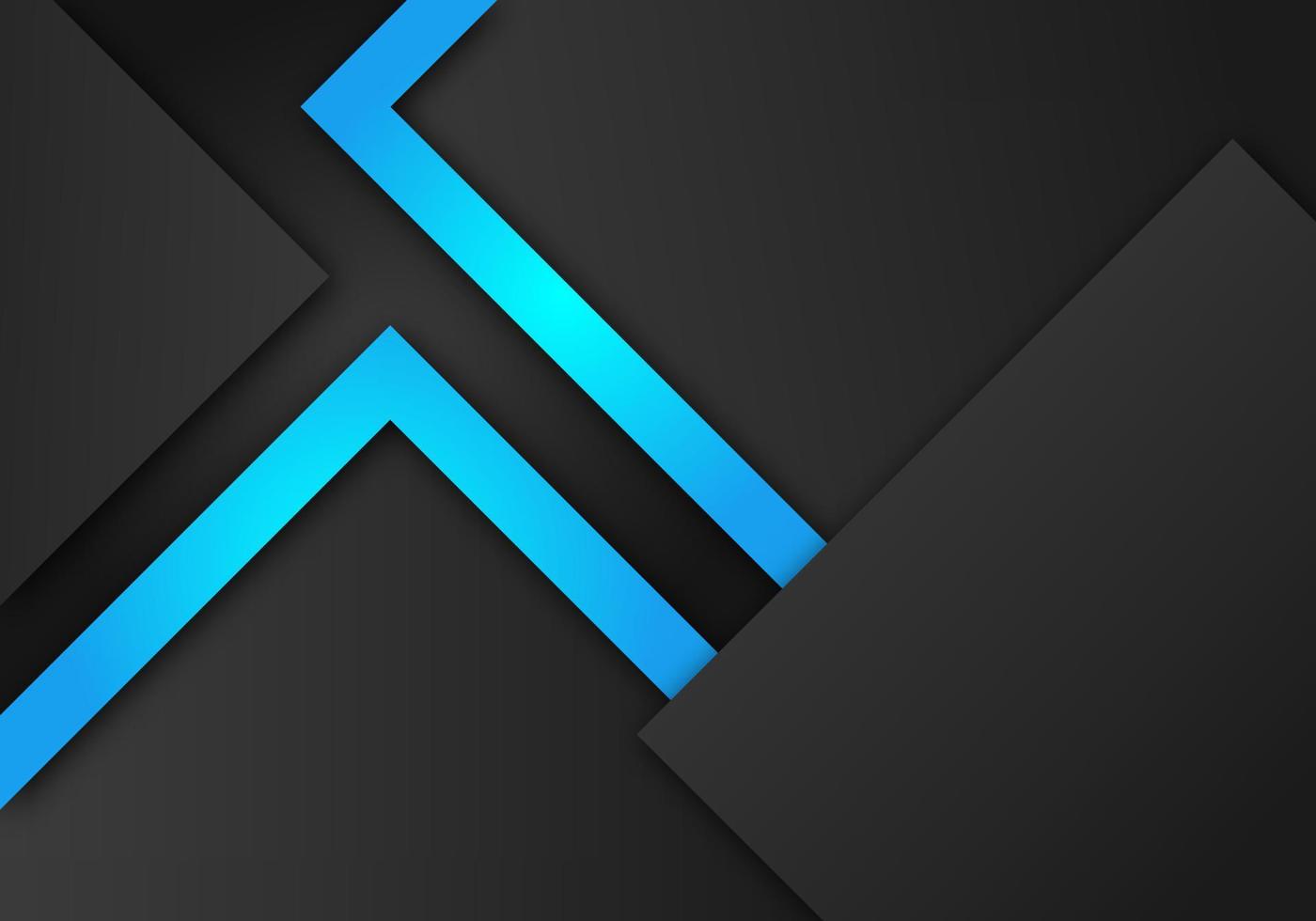 Abstract Blue Arrow Dark Grey Shadow Line with Blank Space Design Modern Futuristic Background Geometric Overlap Layer Paper Cut Style vector