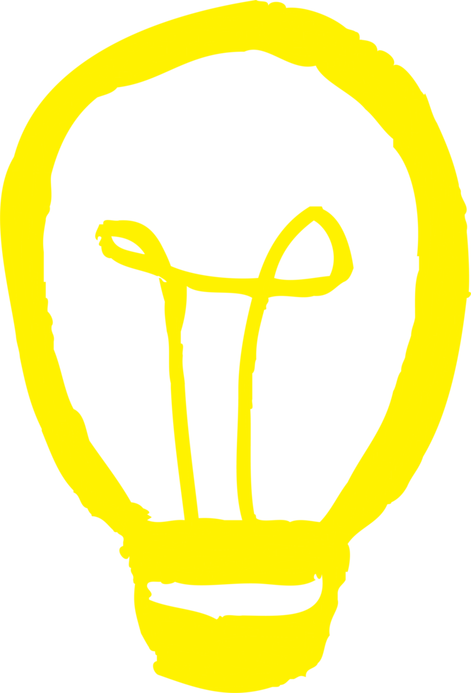 idea bombilla icono signo diseño png