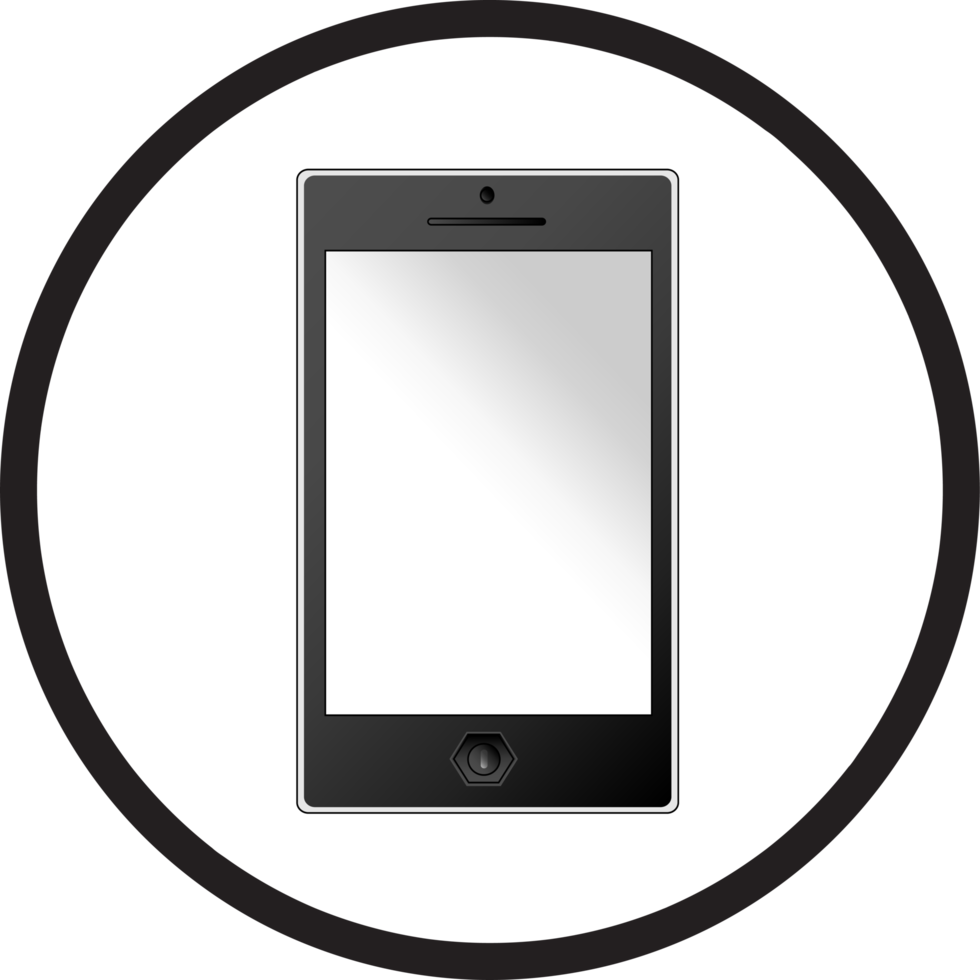 Smartphone-Symbol Zeichen Symboldesign png