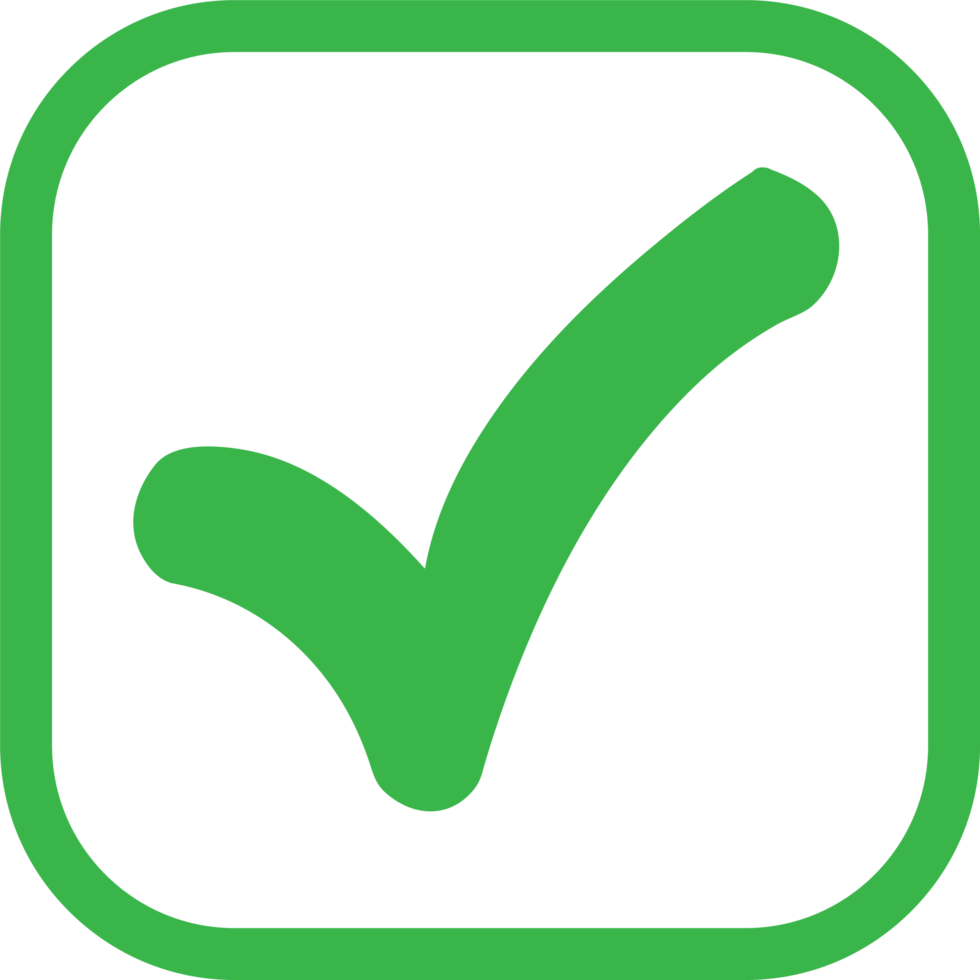 Tick icon accept approve sign design png