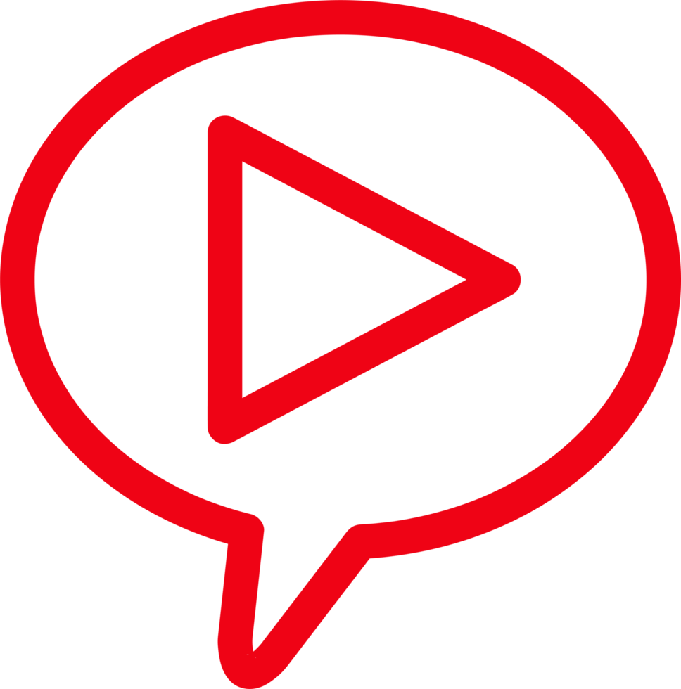 Schaltfläche Video-Player-Symbol-Zeichen-Design png