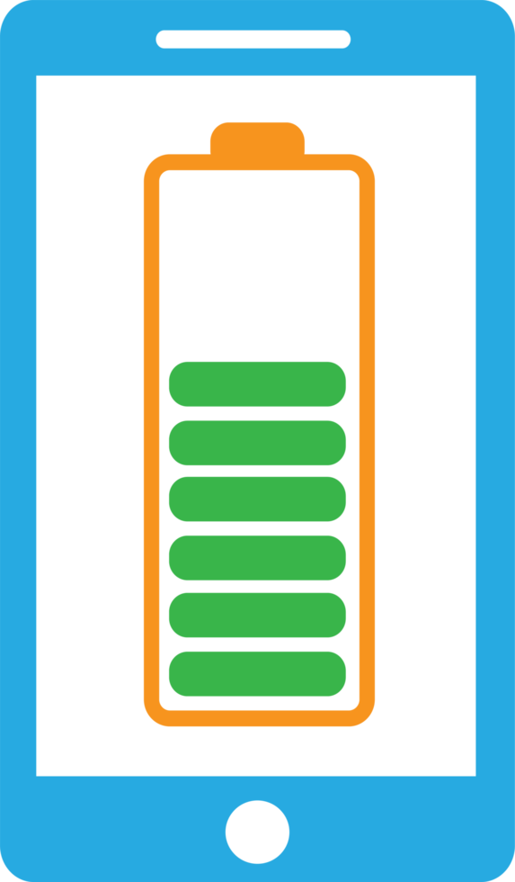 design de símbolo de sinal de ícone móvel de telefone png