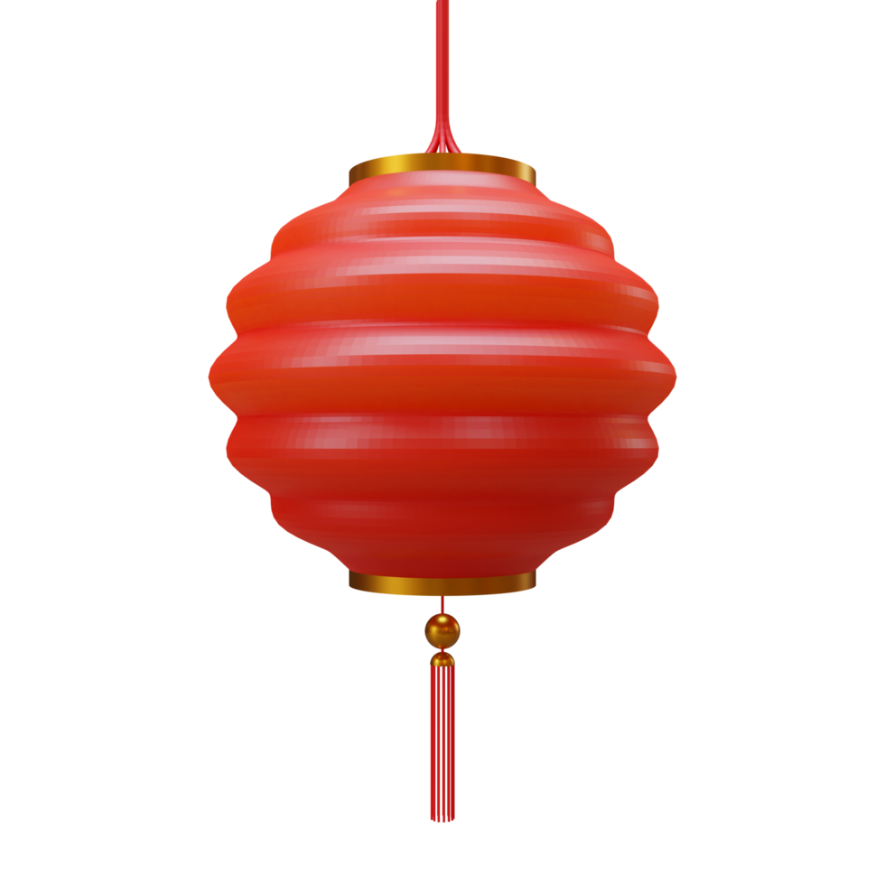 Mid-Autumn Lantern 3D Element png