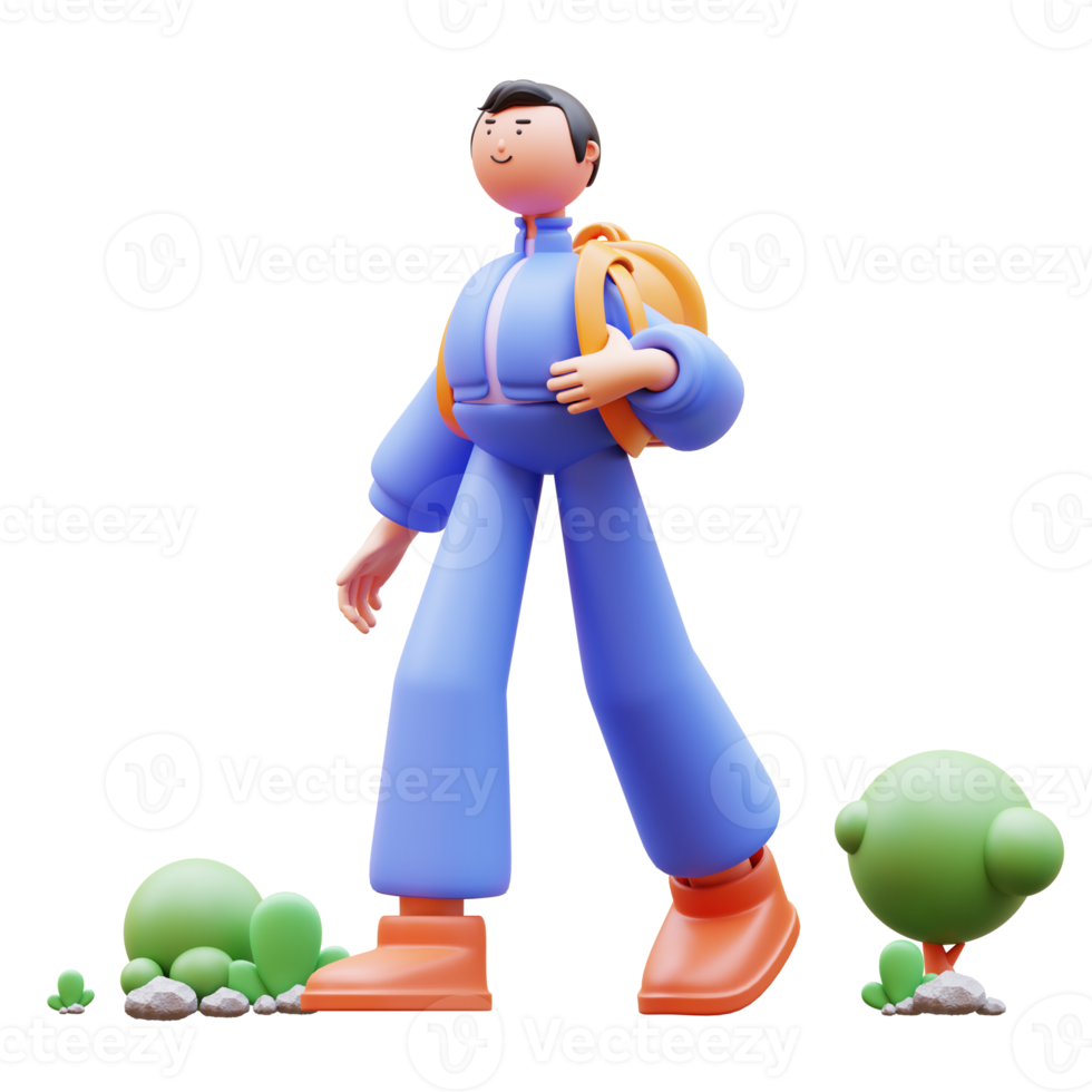 Back to school 3d Characters png