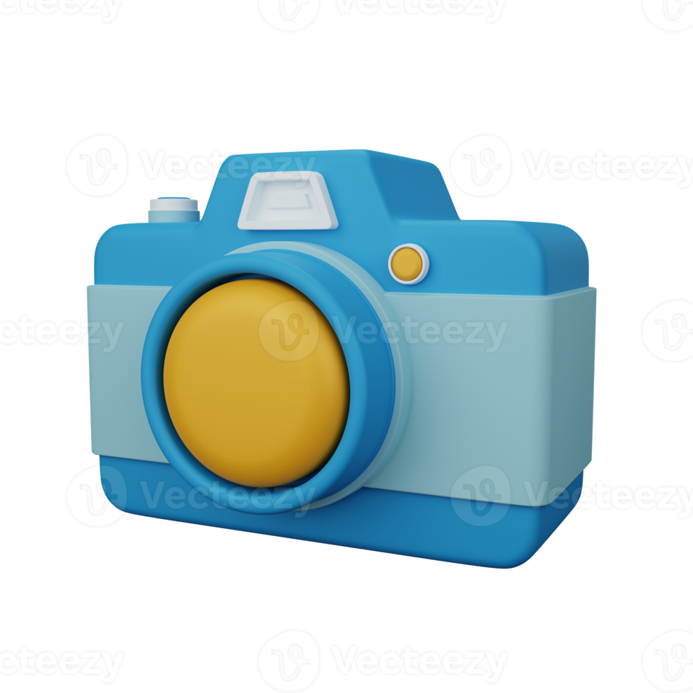 3d rendering camera isolated useful for user interface, apps and web design illustration png