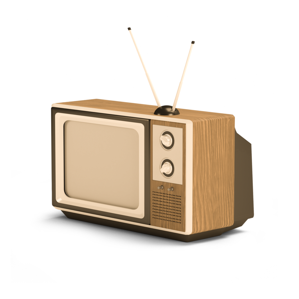 3d render world television day png