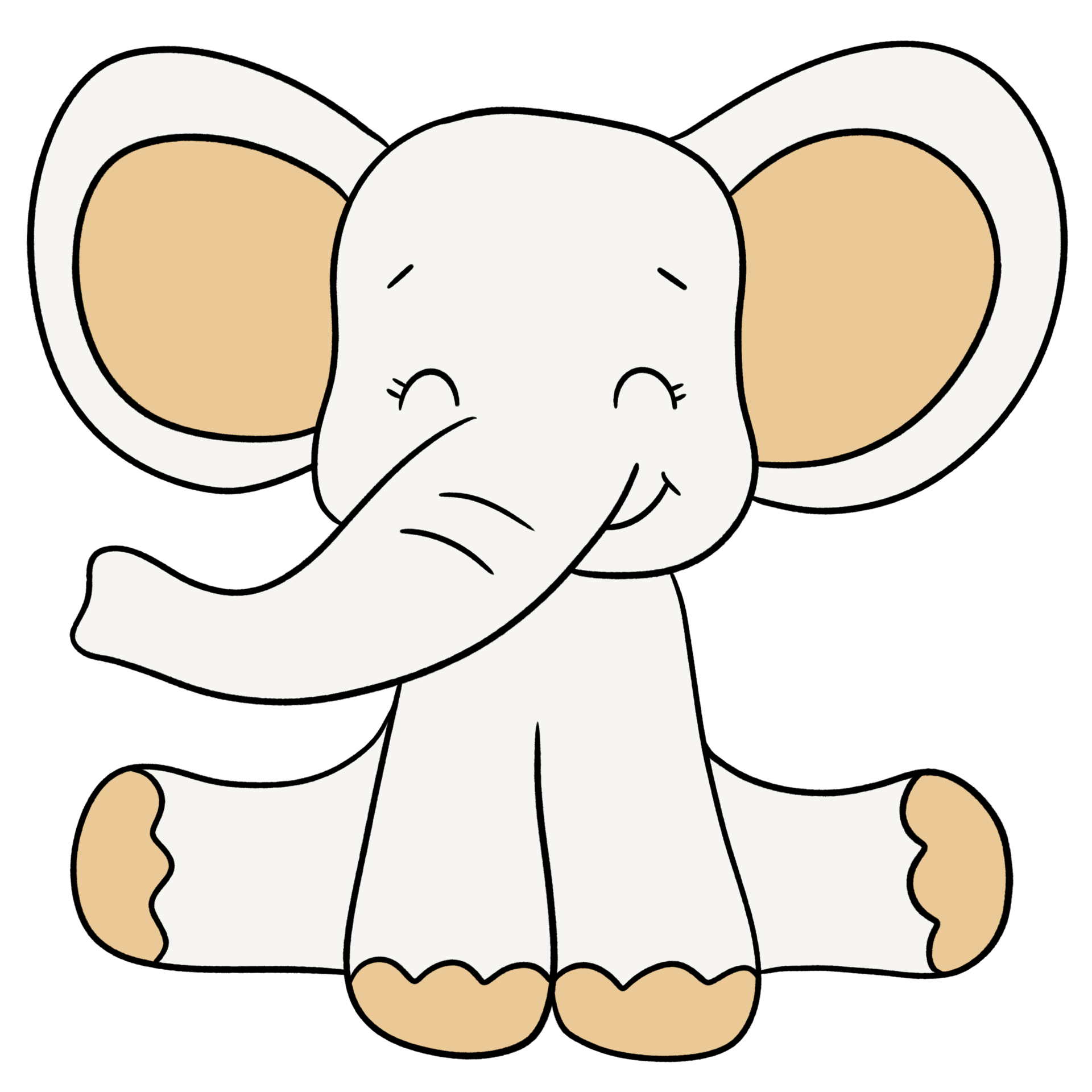 Free Cute elephant cartoon design character 9363560 PNG with Transparent  Background