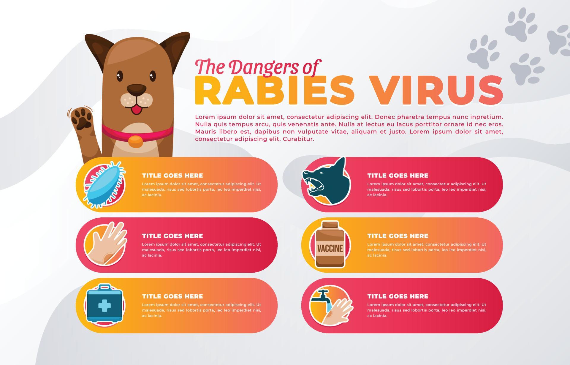 World Rabies Day Infographic 9363601 Vector Art at Vecteezy