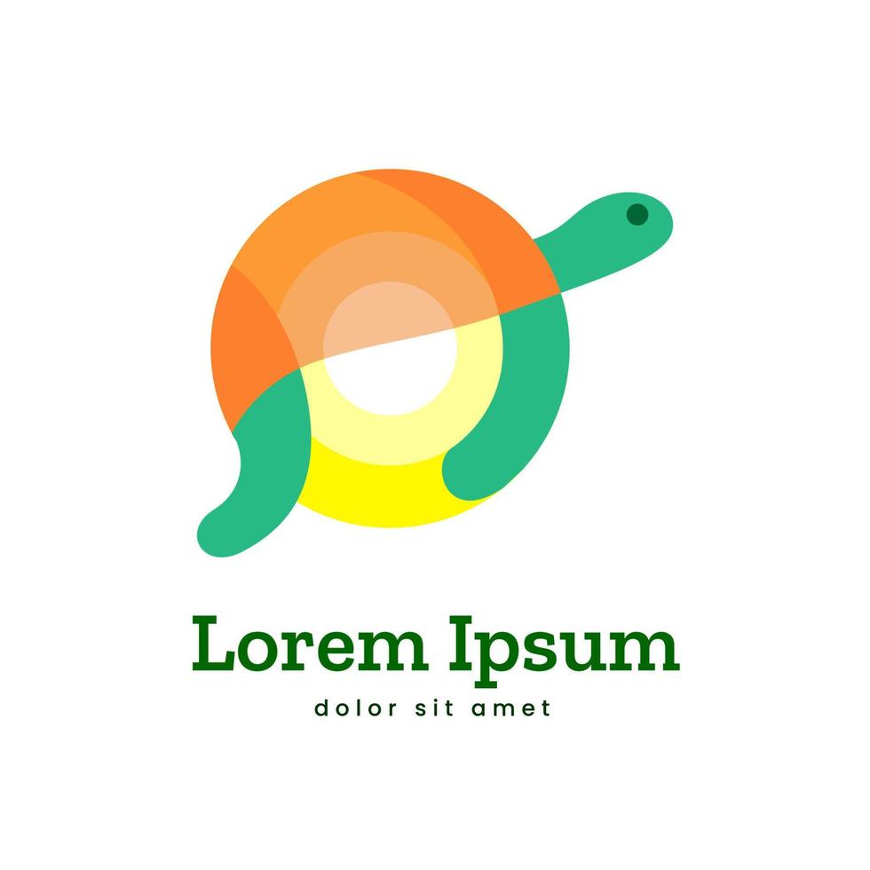 Turtle Logo Icon Symbol vector