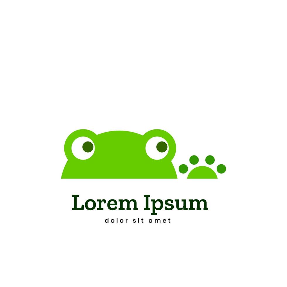Frog Logo Icon Symbol vector
