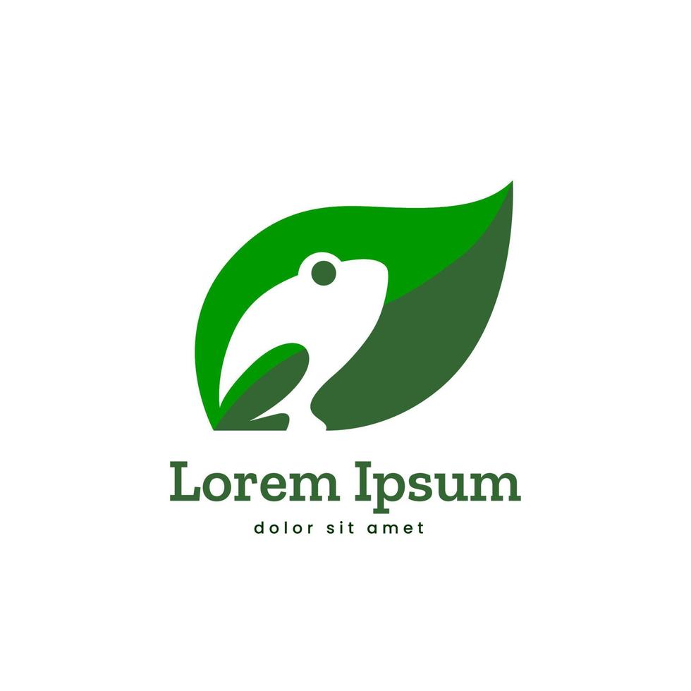 Frog Logo Icon Symbol vector