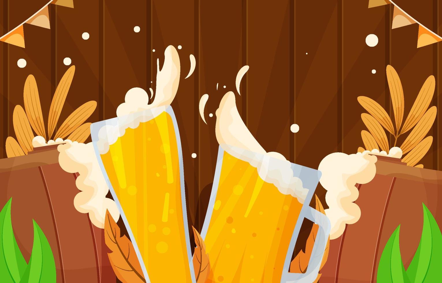 Beer Day Background vector