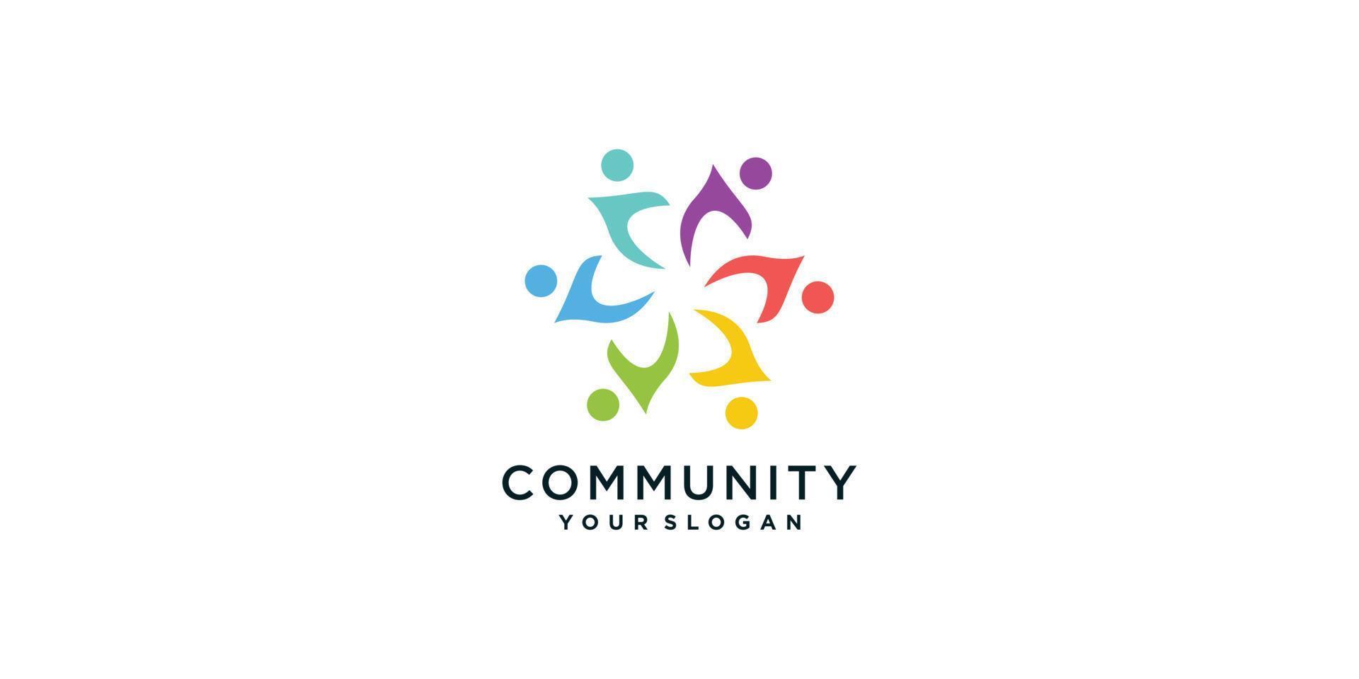 Community logo collection with creative concept Premium Vector part 3