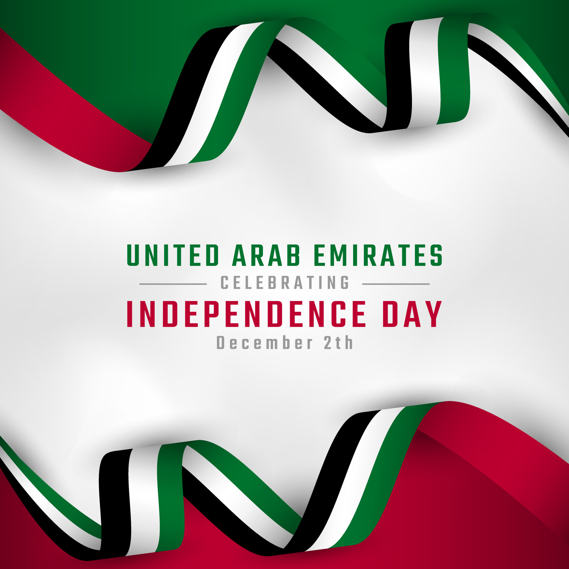 Happy United Arab Emirates Independence Day December 2th Celebration