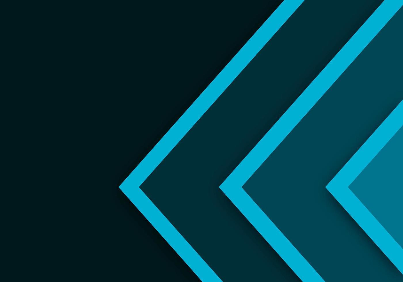 Blue Background Geometric Overlap Layer Paper Cut on Dark with Space Design vector