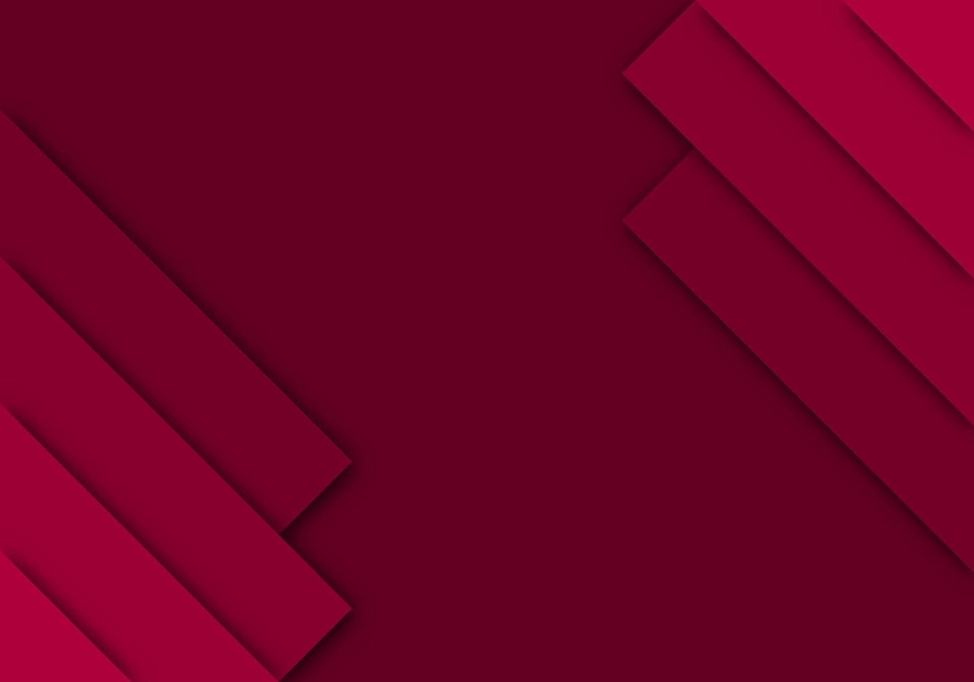 Red Background Geometric Overlap Layer Paper Cut on Dark with Space Design vector