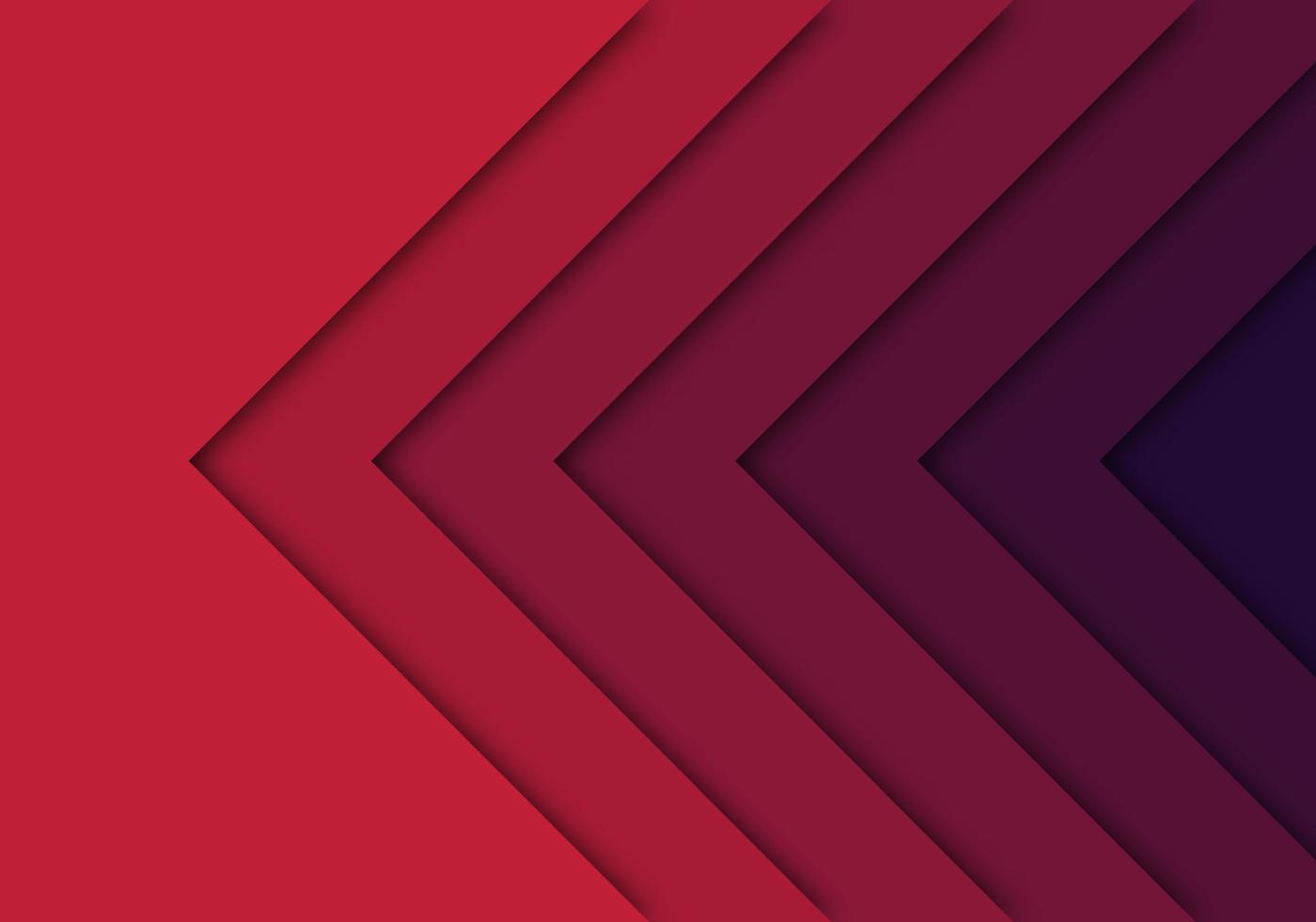 Red Background Geometric Overlap Layer Paper Cut on Dark with Space Design vector