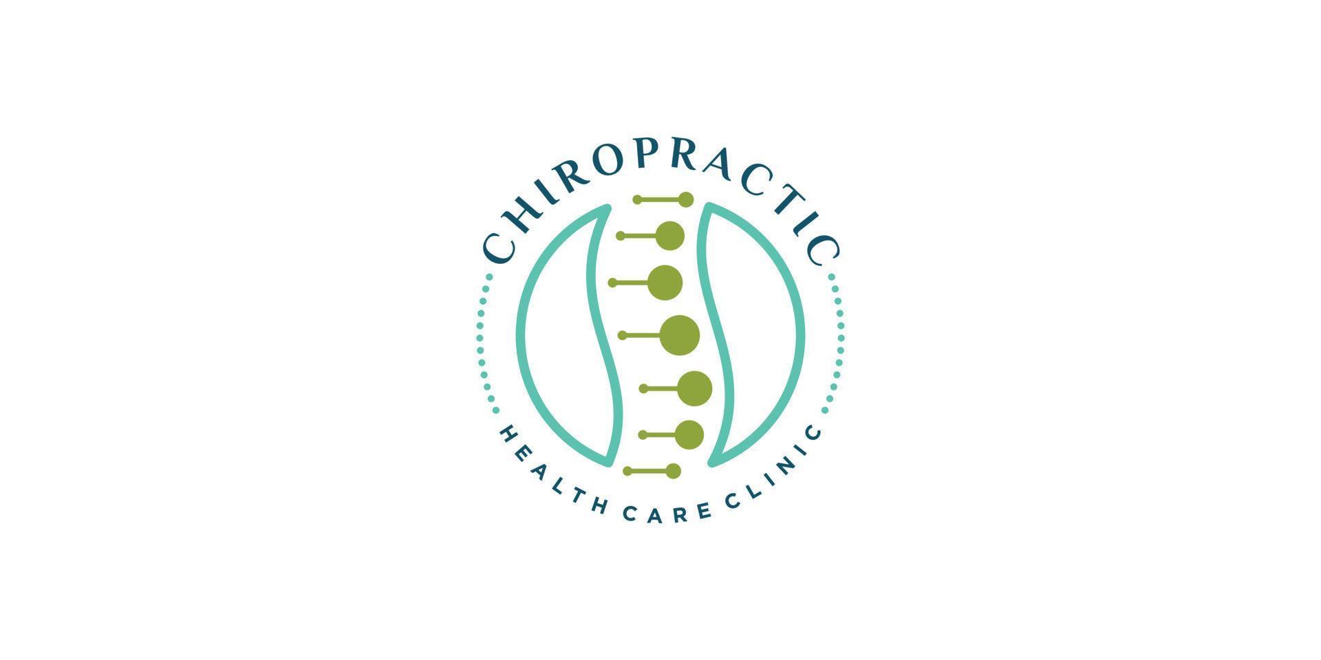 Chiropractic logo collection with creative element concept Premium Vector part 7