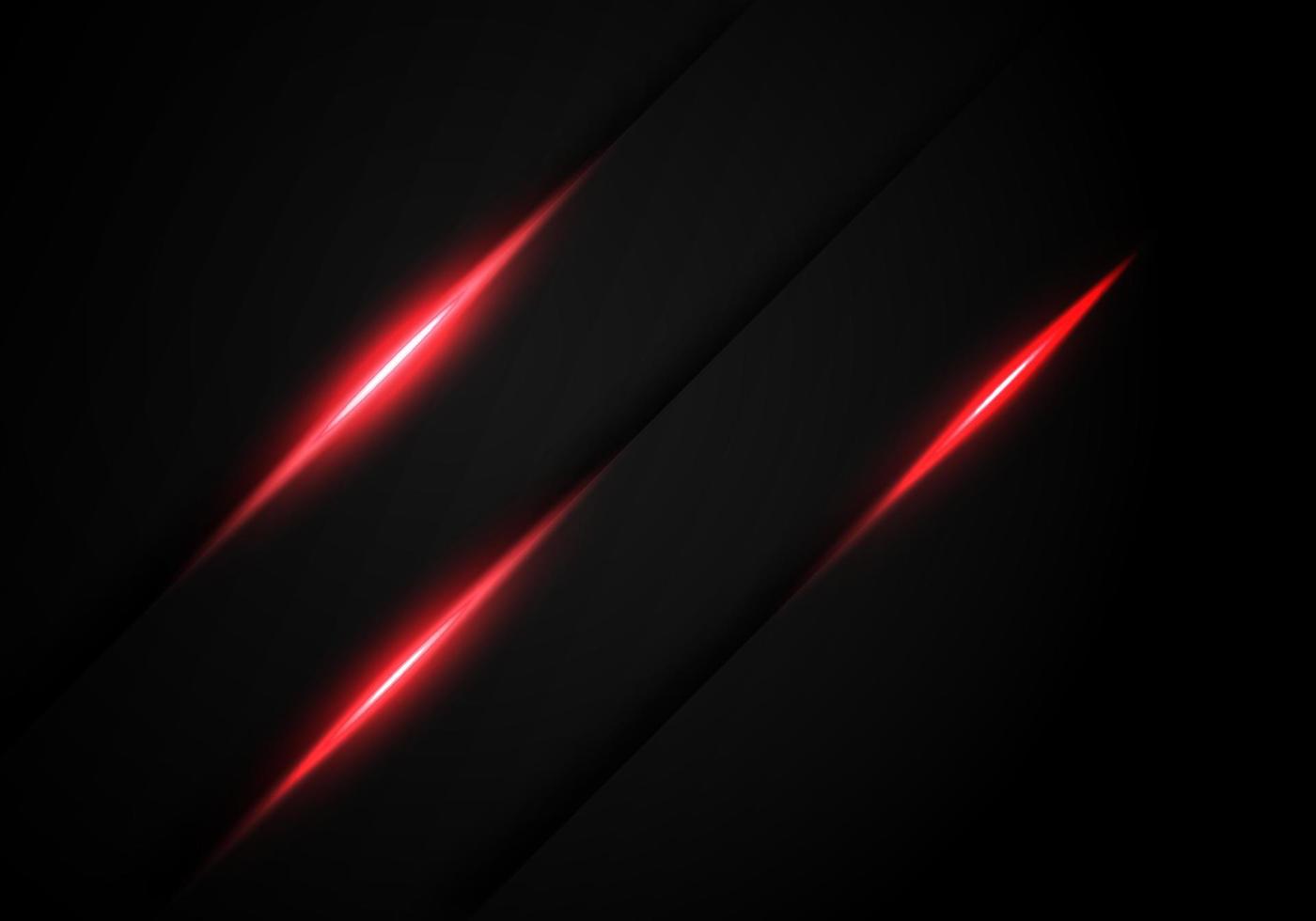 Abstract Red Light Line Shadow on Dark Grey Design Modern Luxury Futuristic Background vector