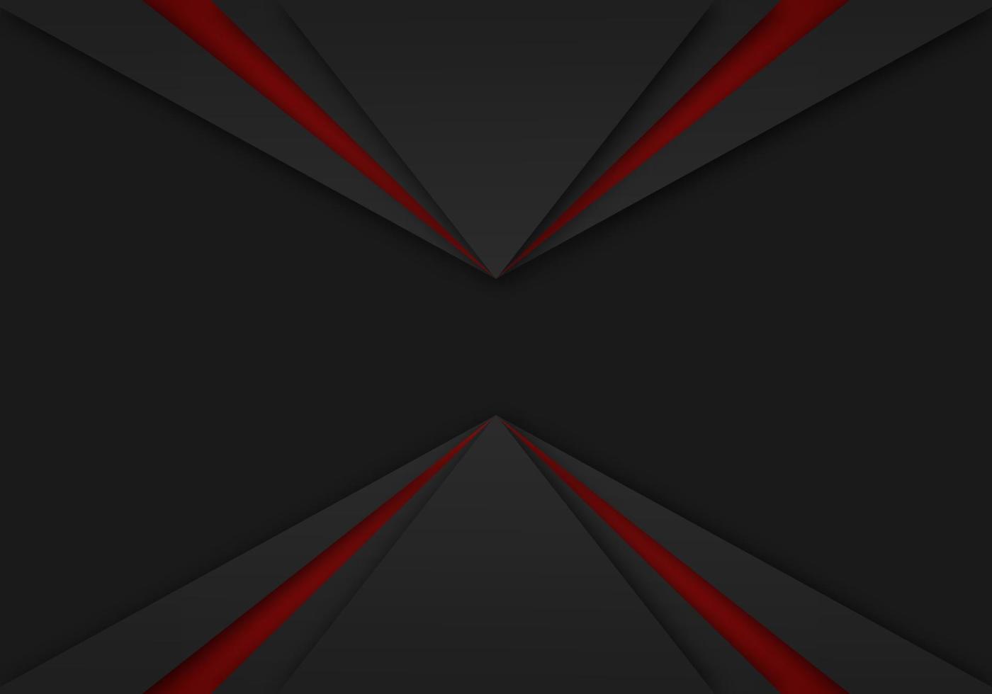 Abstract Red Arrow Dark Grey Shadow Line with Blank Space Design Modern Futuristic Background Geometric Overlap Layer Paper Cut Style vector