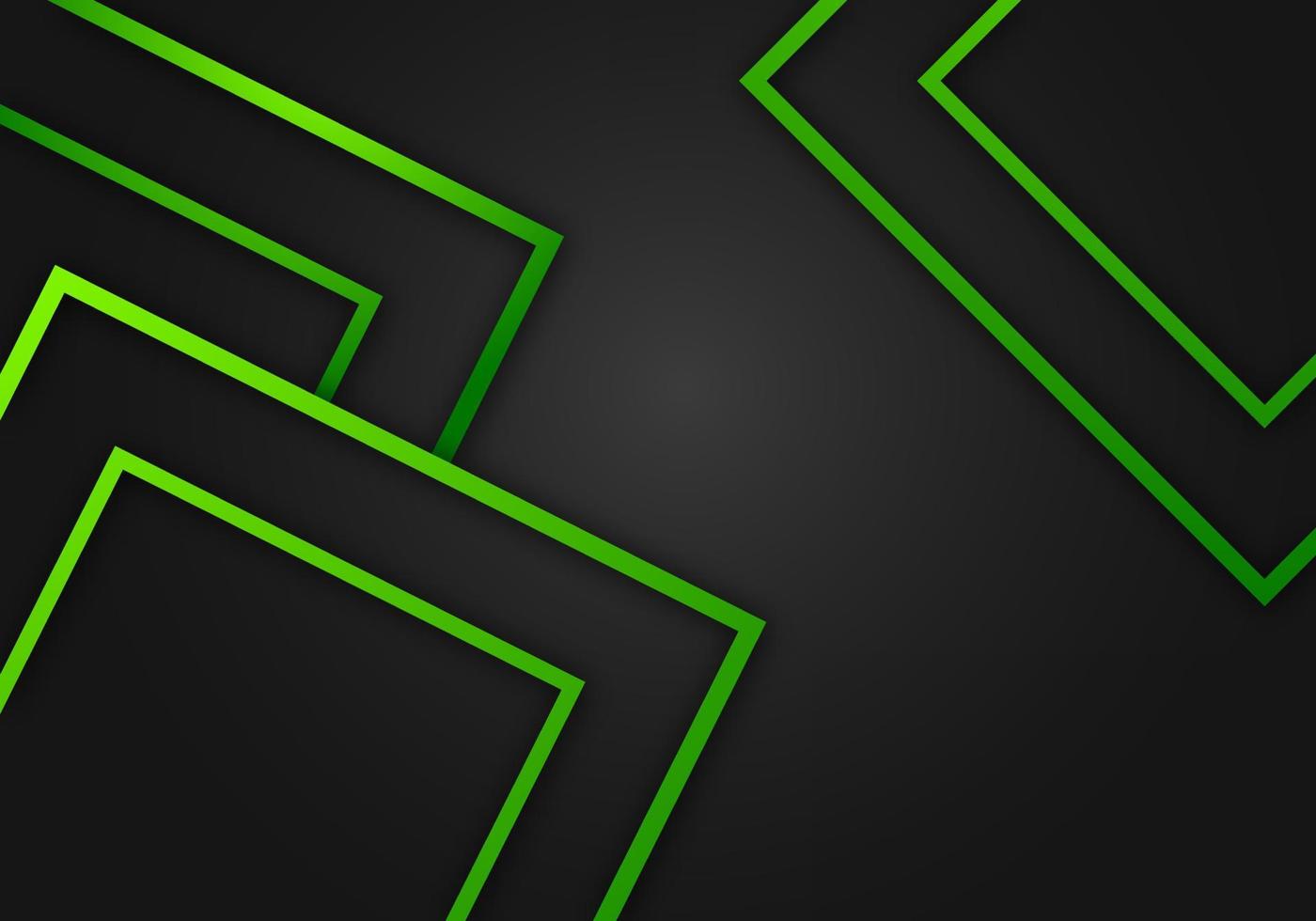 Abstract Green Arrow Dark Grey Shadow Line with Blank Space Design Modern Futuristic Background Geometric Overlap Layer Paper Cut Style vector