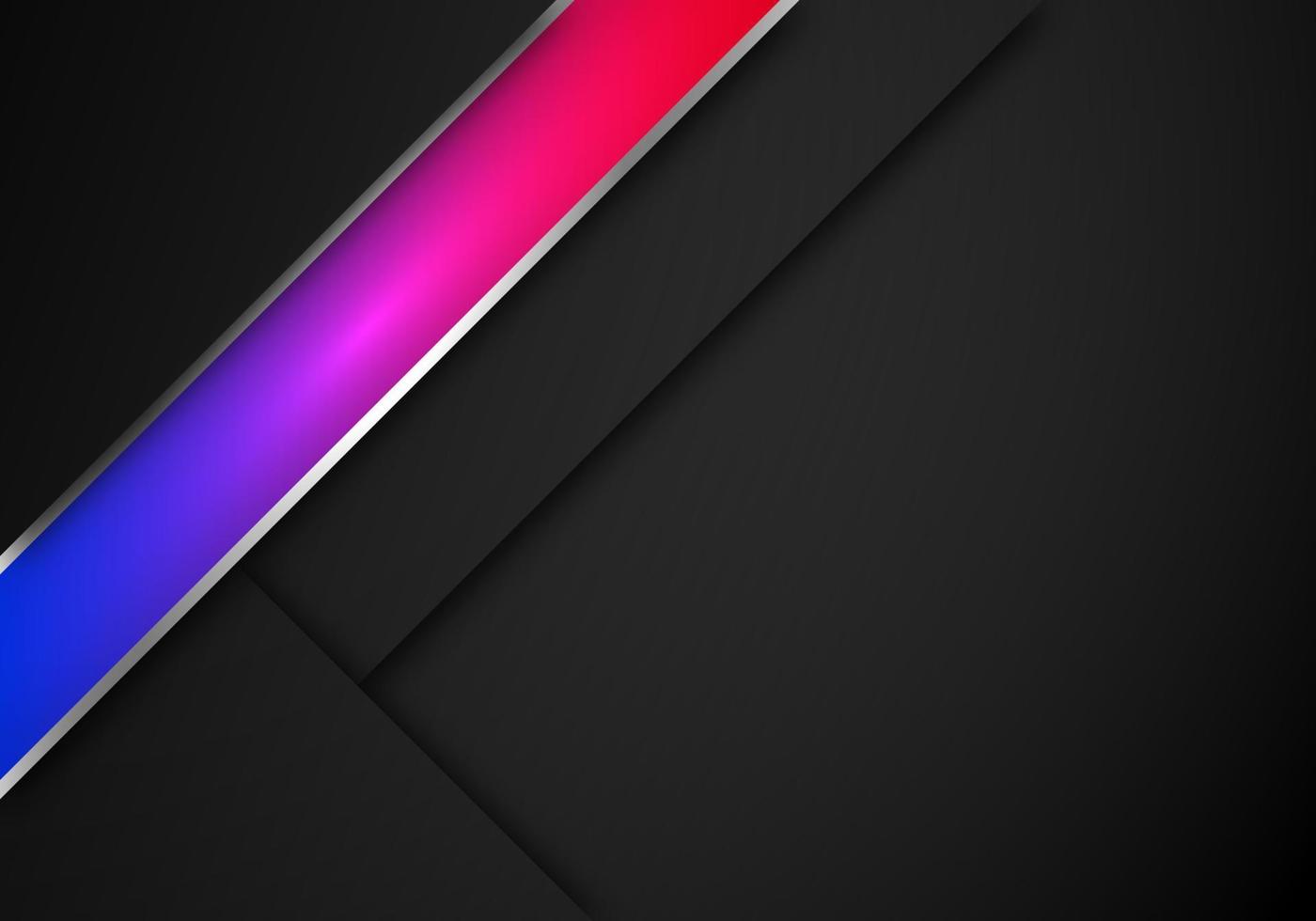 Abstract Carbon Fiber Dark Background with Colorful Line Modern, Technology, Futuristic vector