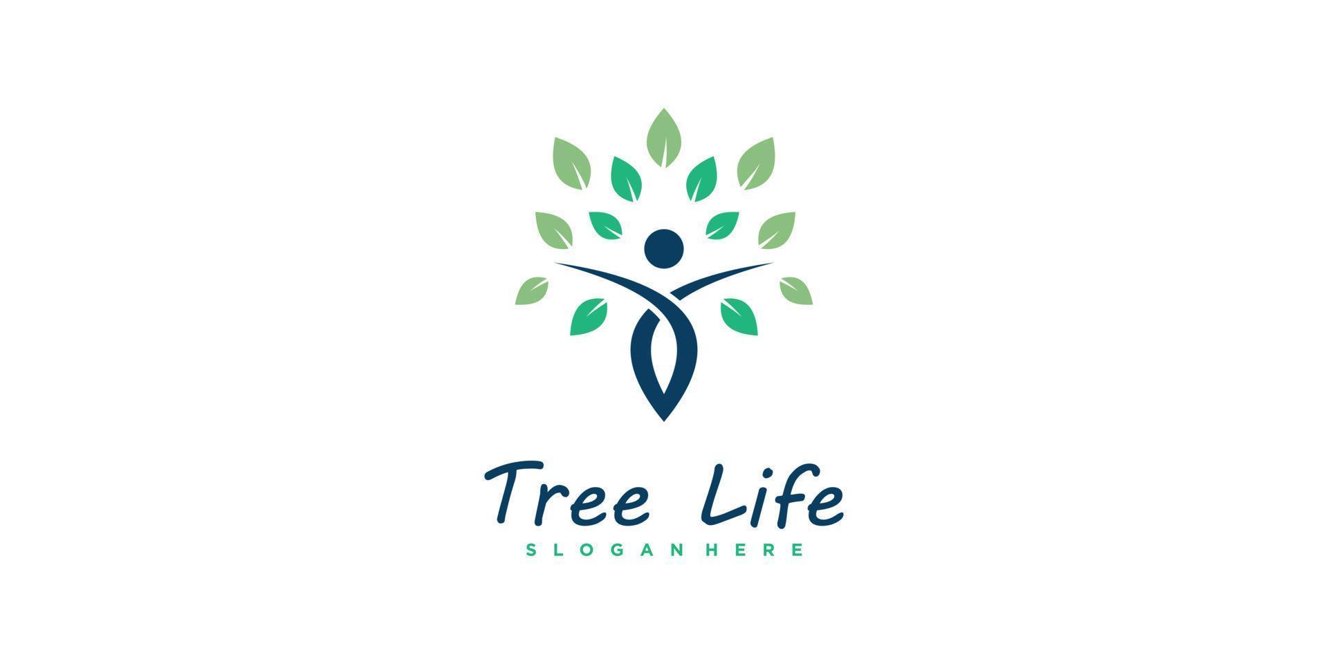 Tree logo with creative unique concept Premium Vector part 5