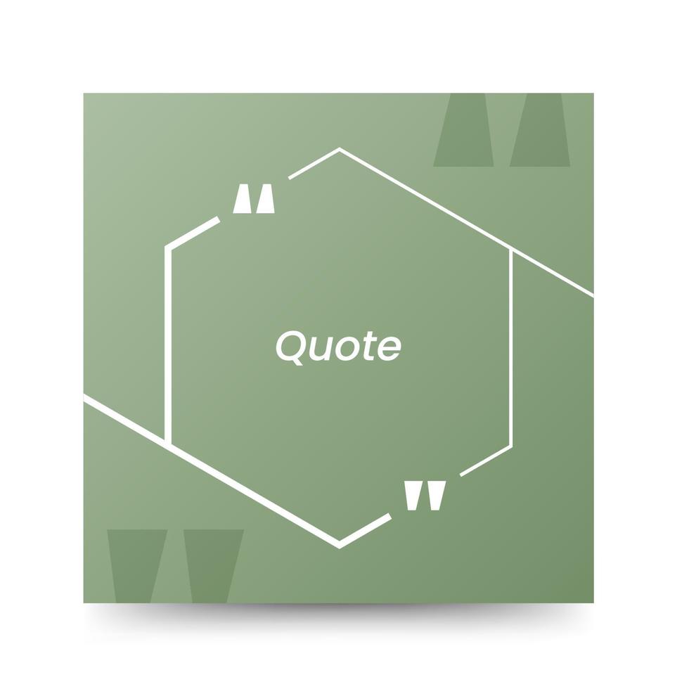 Quote frames blank templates on white background vector