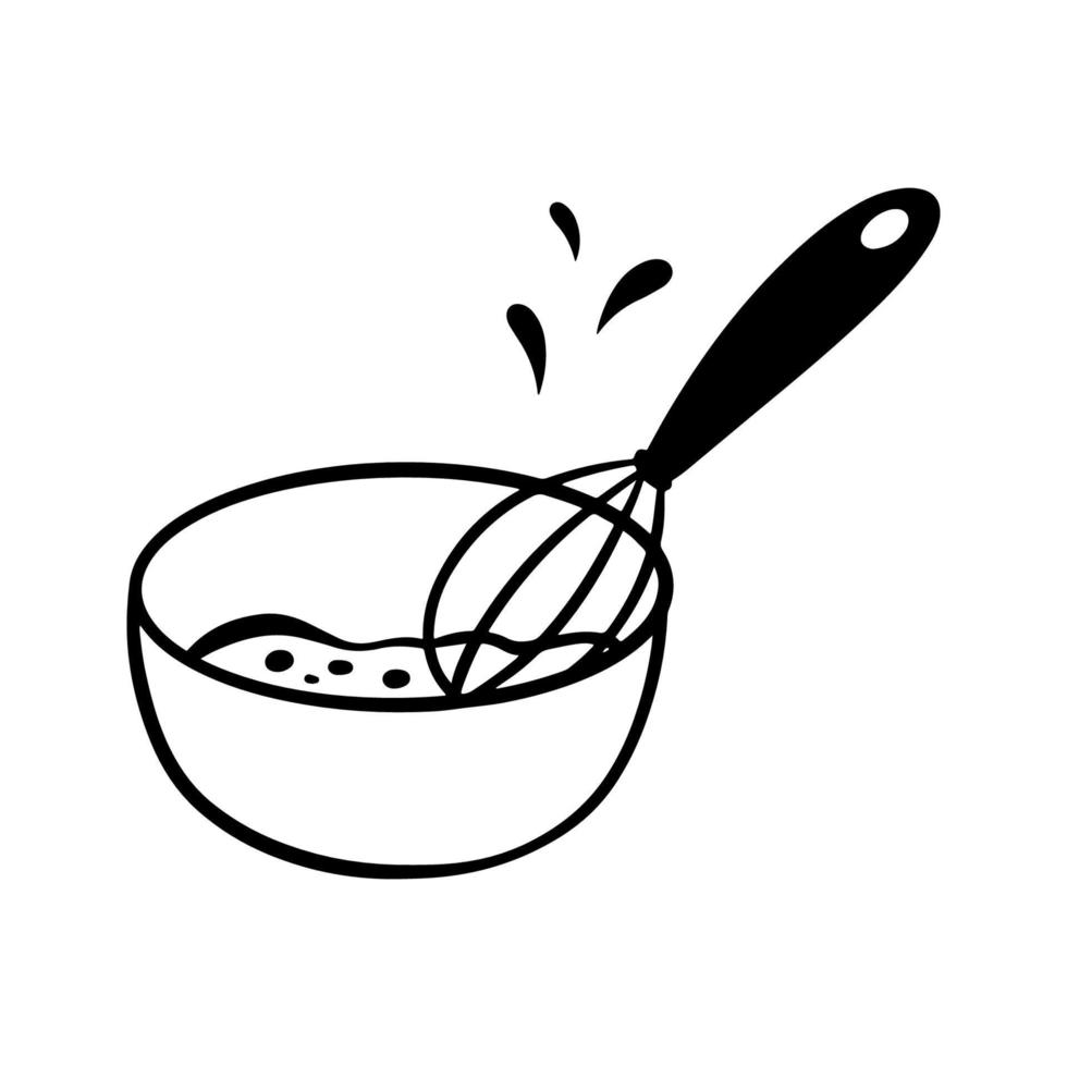 libro para colorear de utensilios de cocina. ilustración vectorial para  niños 4567102 Vector en Vecteezy
