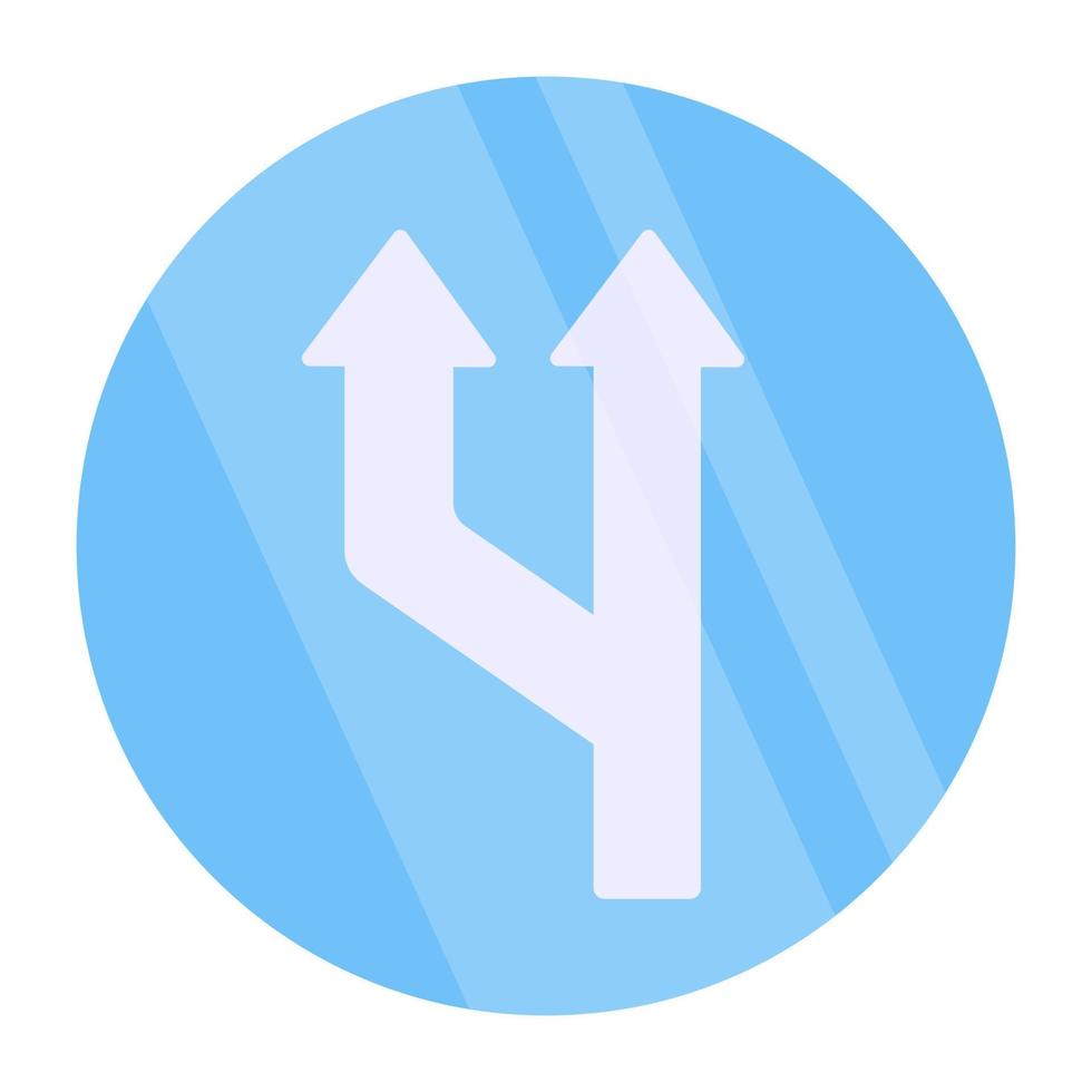 Upward arrow icon, editable vector