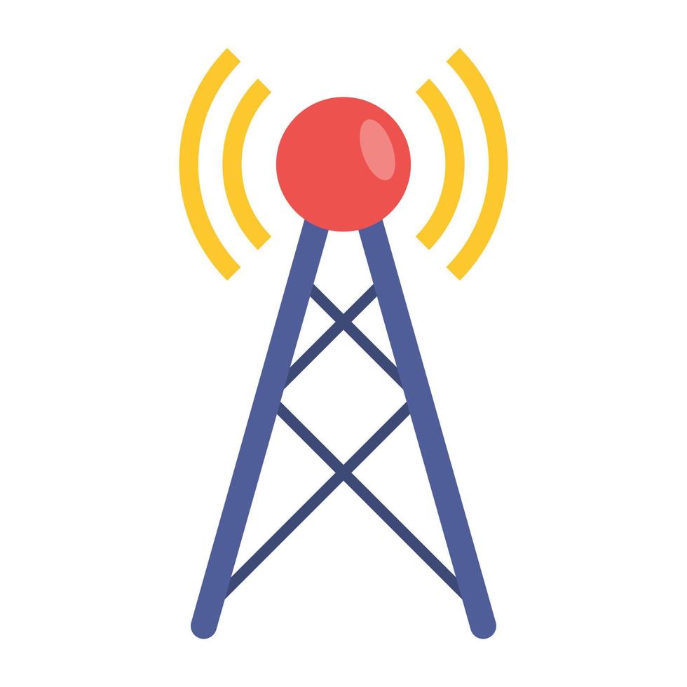 Premium download icon of signal tower, gsm vector