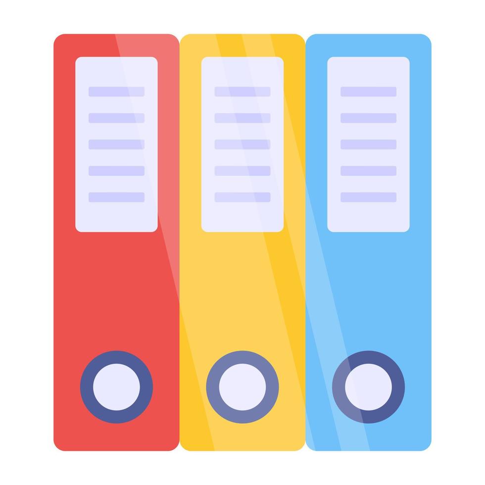 Premium download icon of binders vector