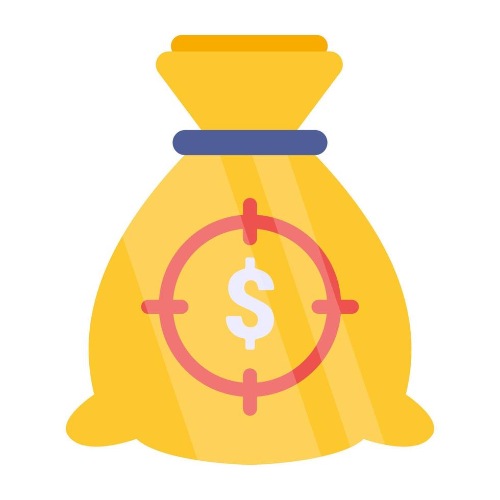 Trendy vector design of financial target