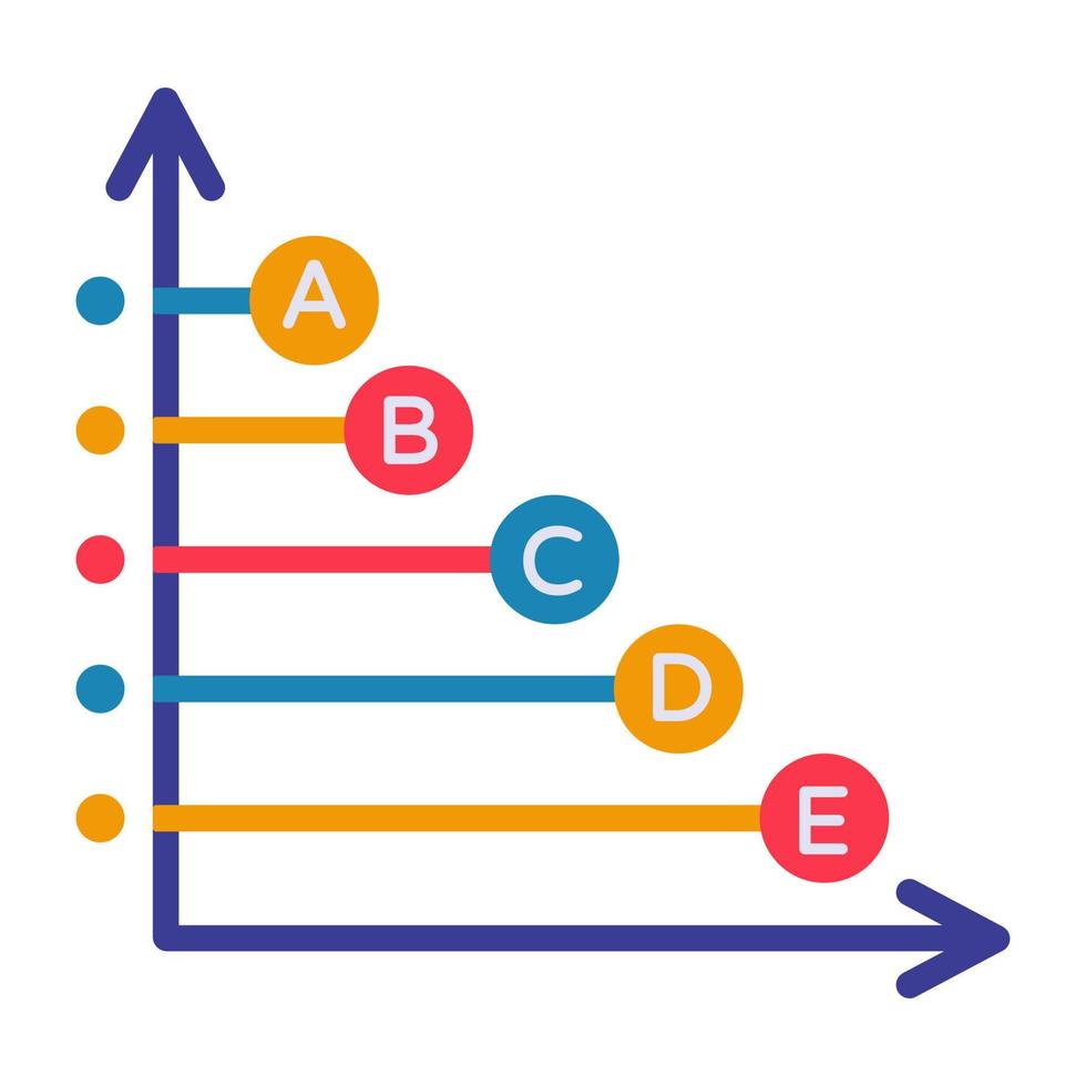 Perfect design icon of business chart vector