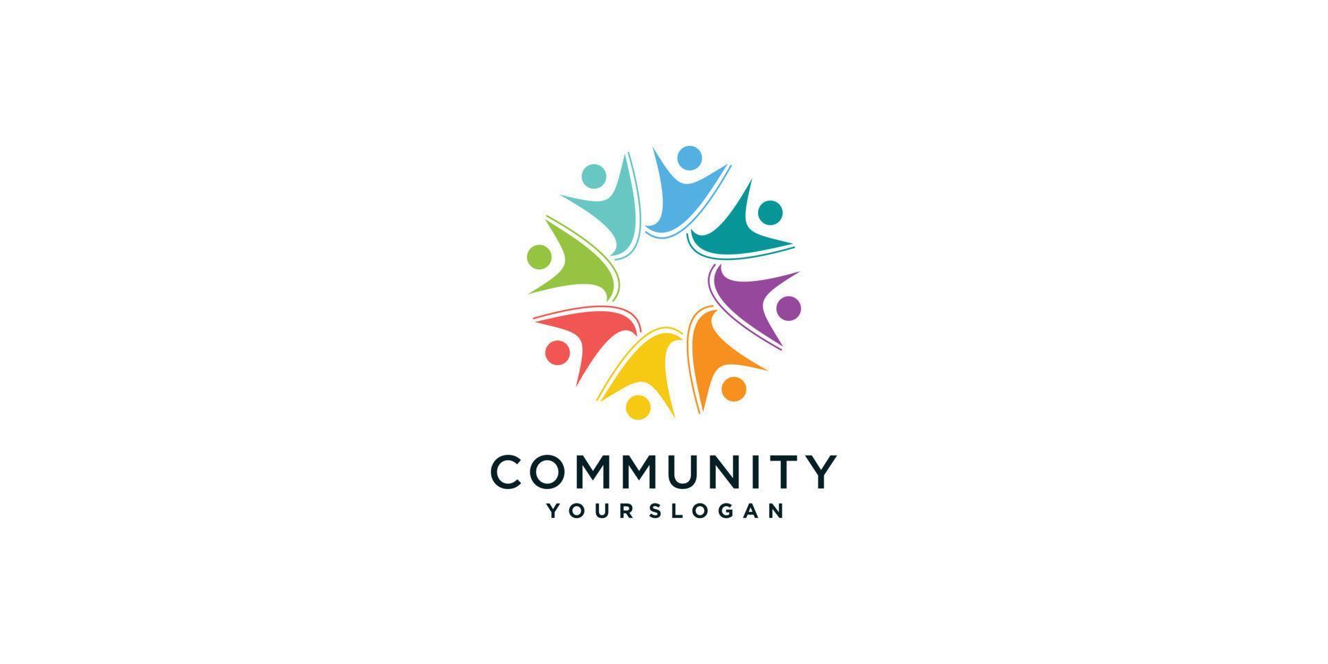 Community logo collection with creative concept Premium Vector part 4