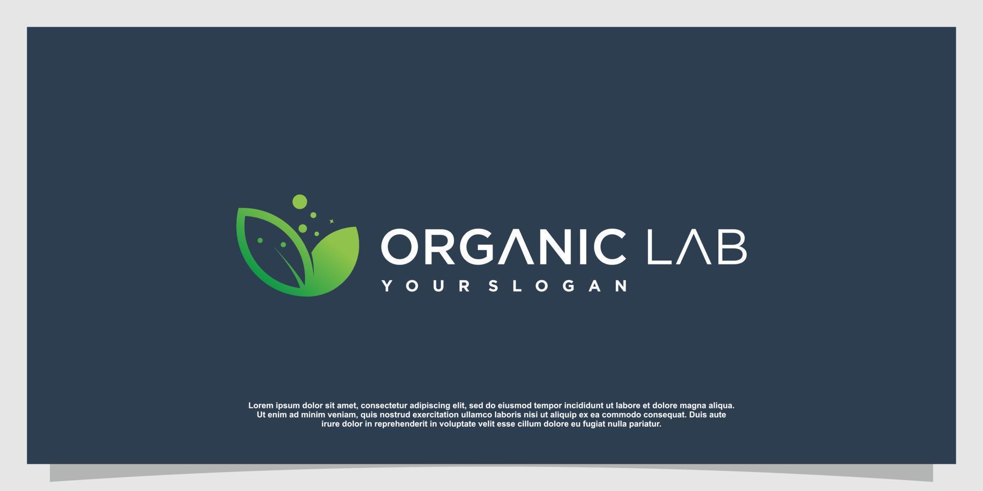 Labs logo with creative element style Premium Vector part 4
