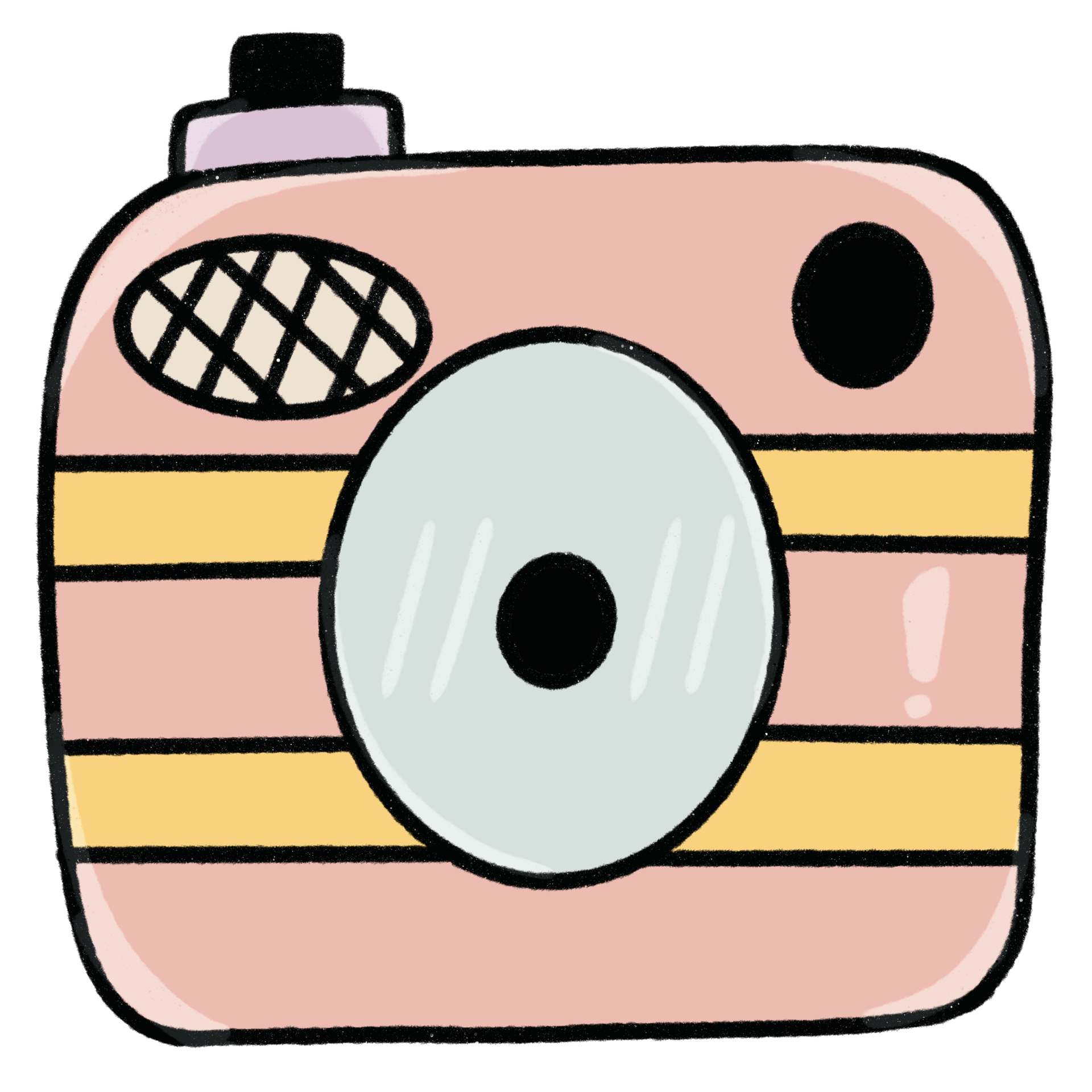 Cute camera design illustration 9366582 PNG