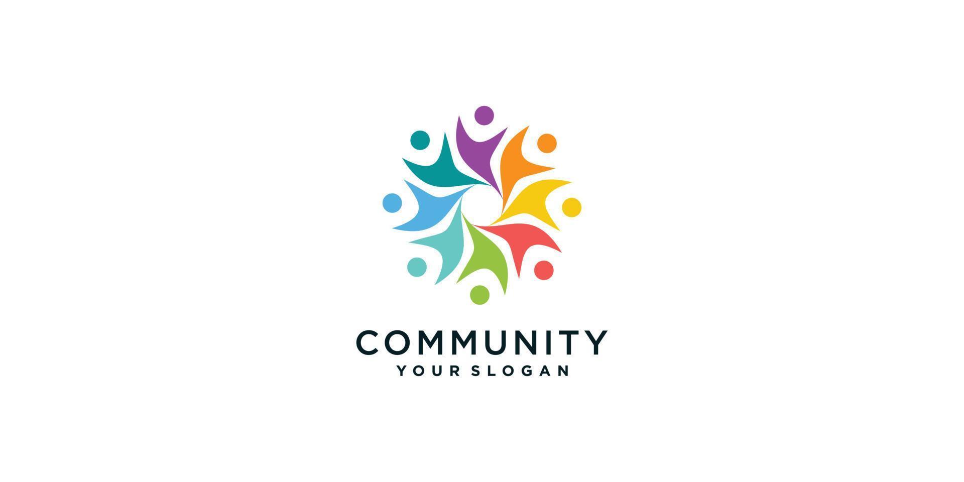 Community logo collection with creative concept Premium Vector part 6