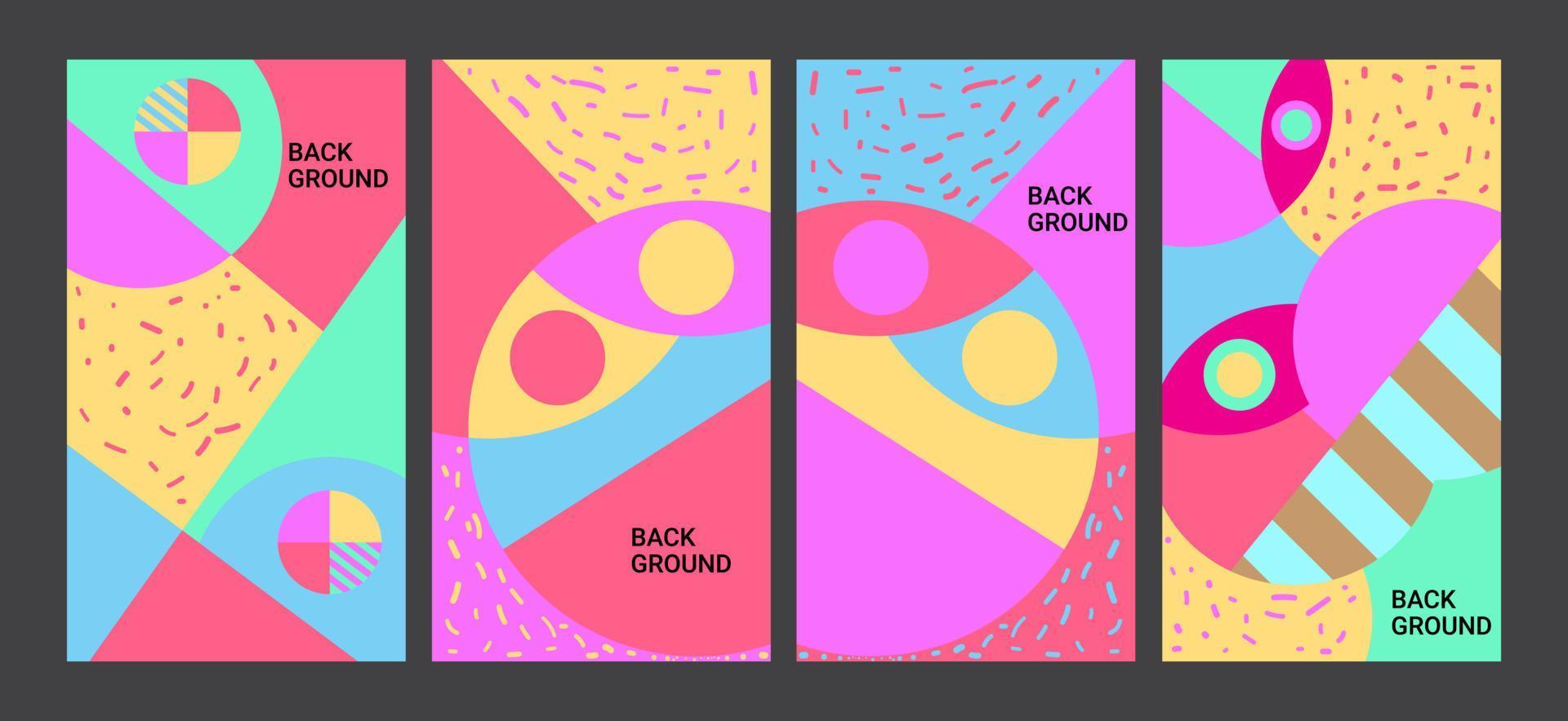 creative geometry background for book, cover, magazine, banner, sales promotion and social media post. vector