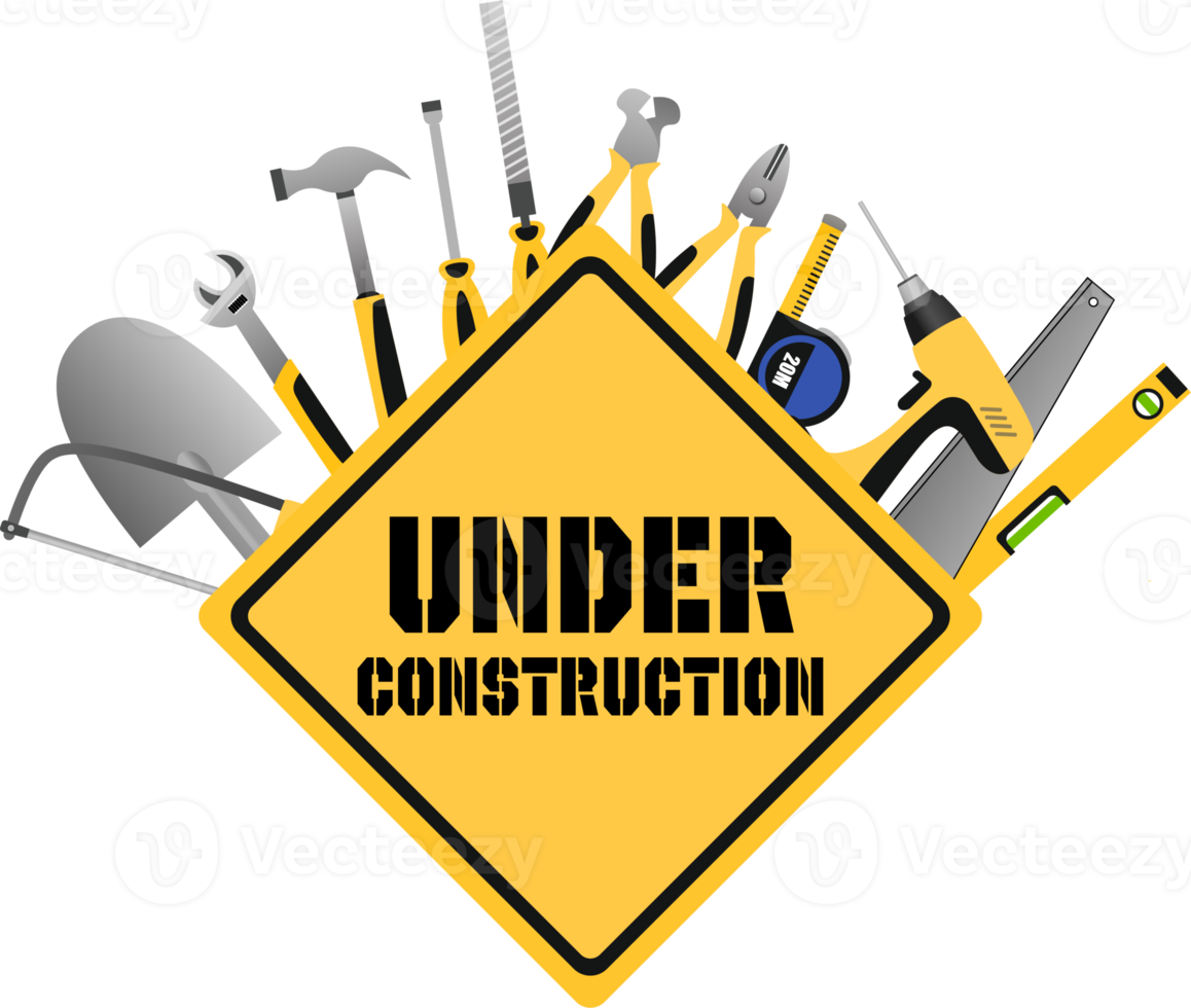construction warning sign ,under construction 9367552 PNG