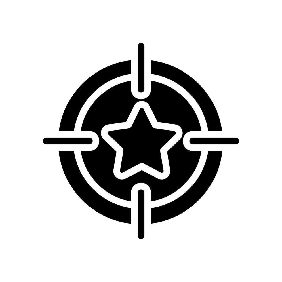 Bonus hunting black glyph icon. Making quick money. Incentive to new customer. Casino promotion. Hit acquired target. Silhouette symbol on white space. Solid pictogram. Vector isolated illustration