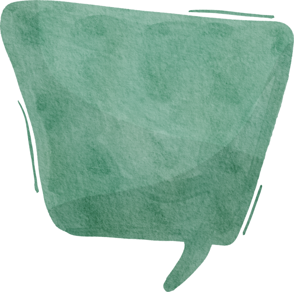 speech bubble watercolor png