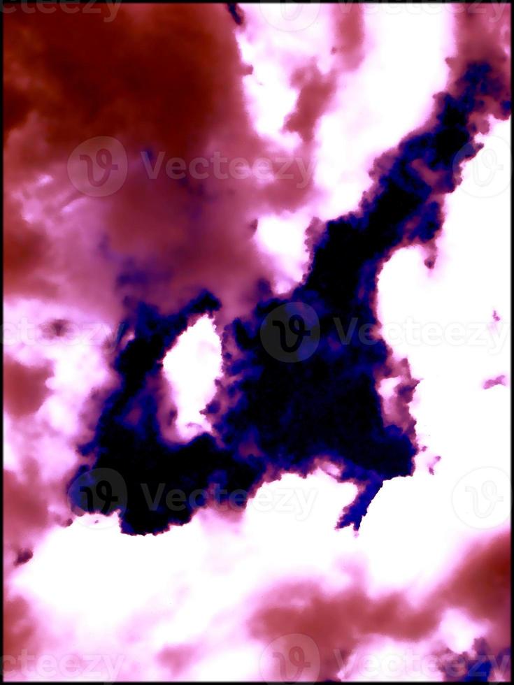 Colorful sky lines with clouds trippy background daydreaming photo