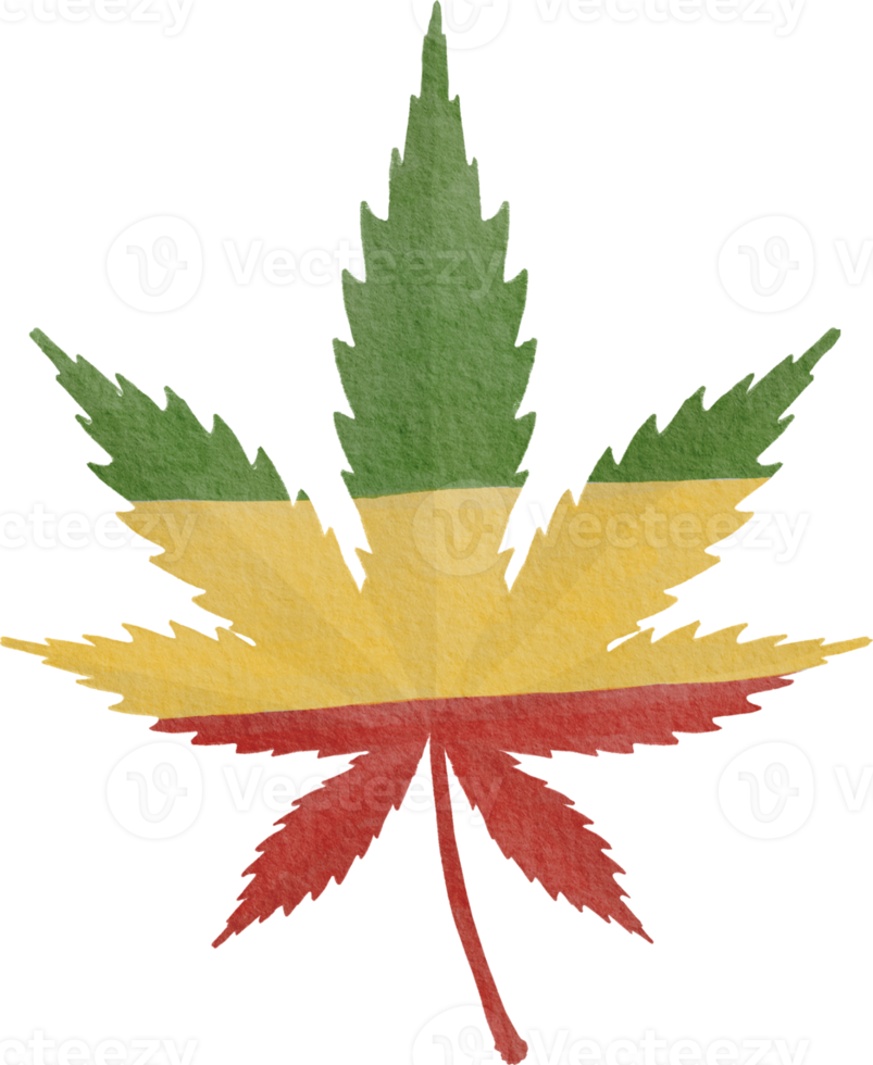 hoja de cannabis o marihuana png