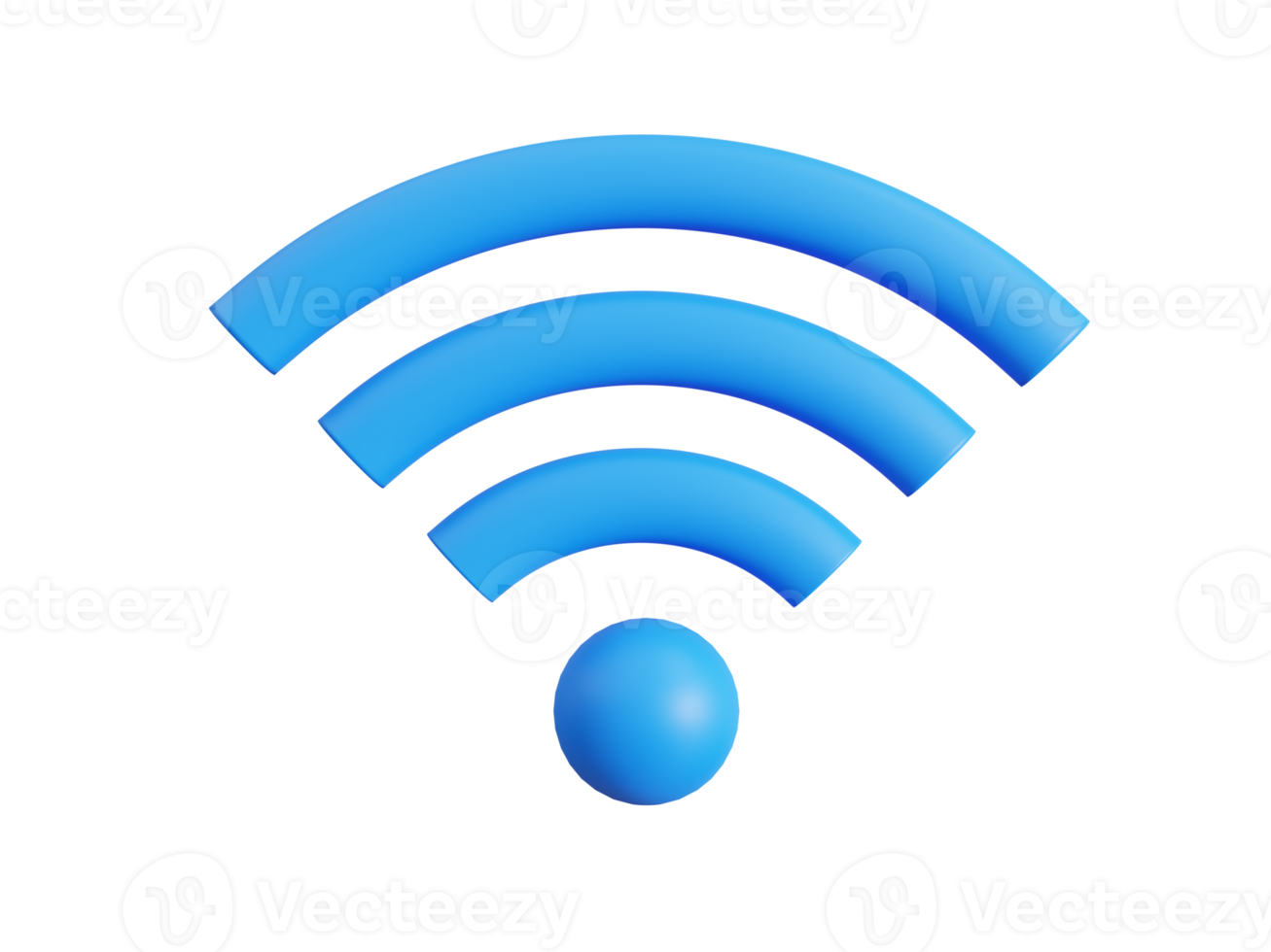 concepto de diseño de icono de wi-fi. símbolo de wifi png
