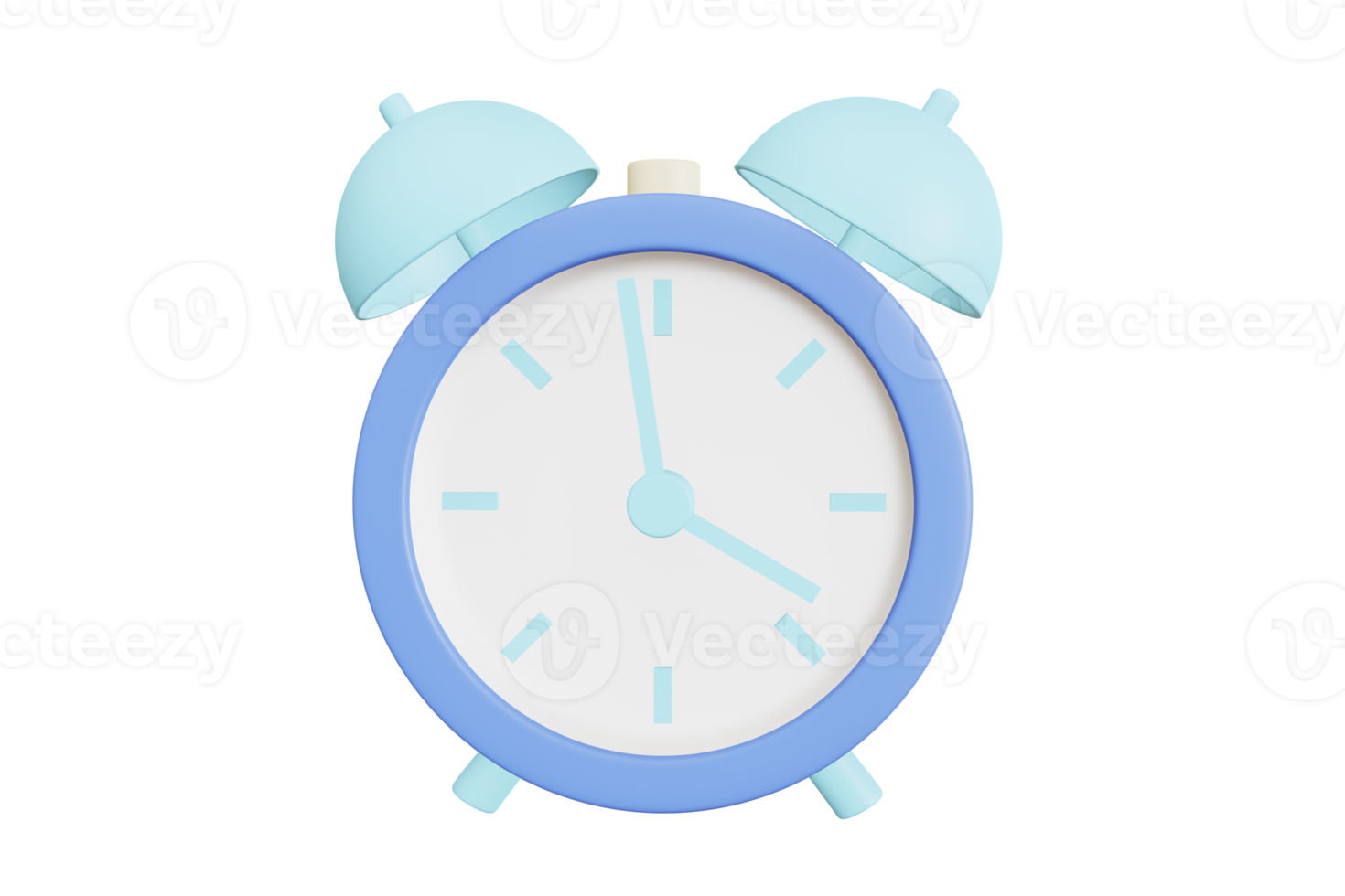 3d alarm clock icon. Simple 3d illustration. png