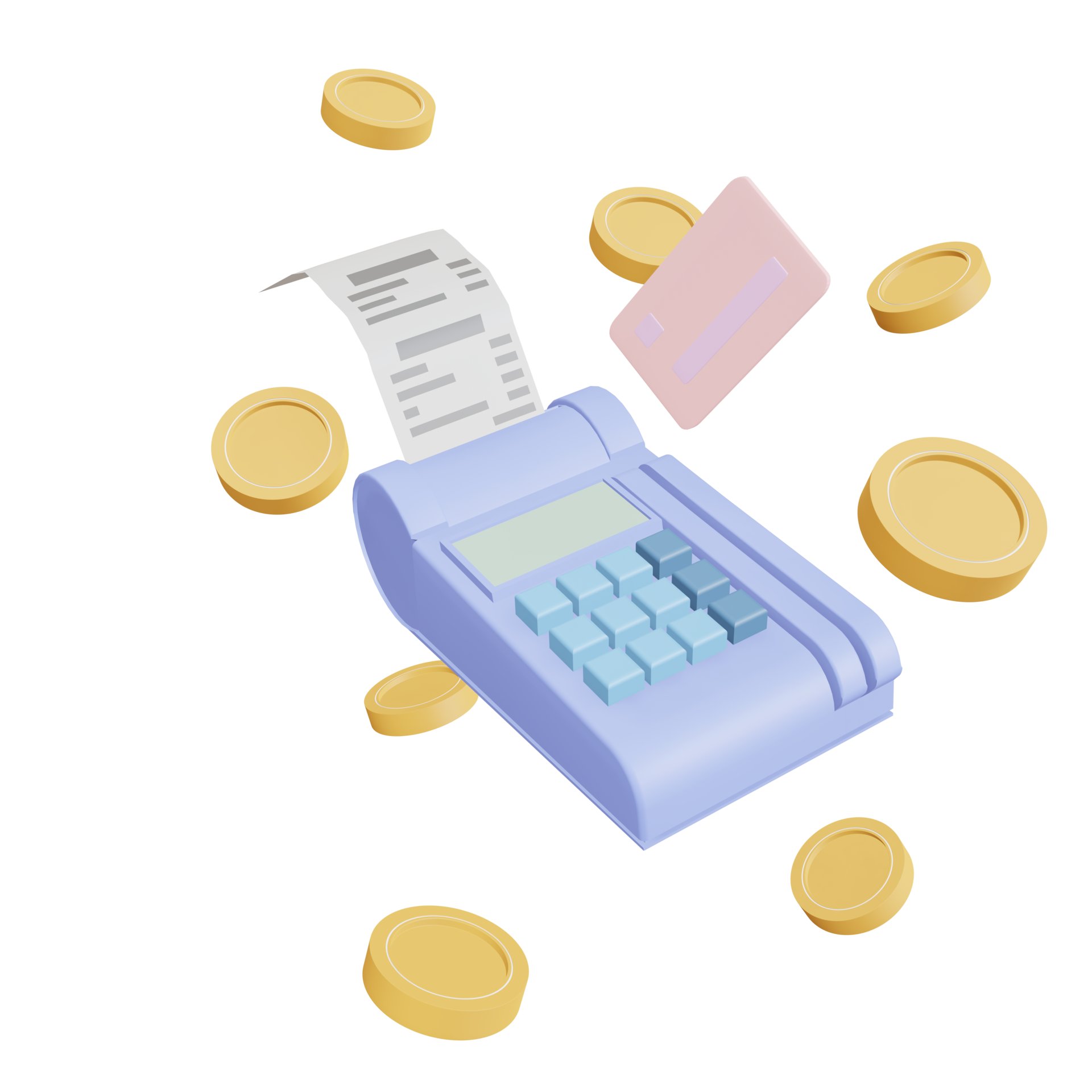 Credit card swipe machineEDC Payment concept credit card, payment