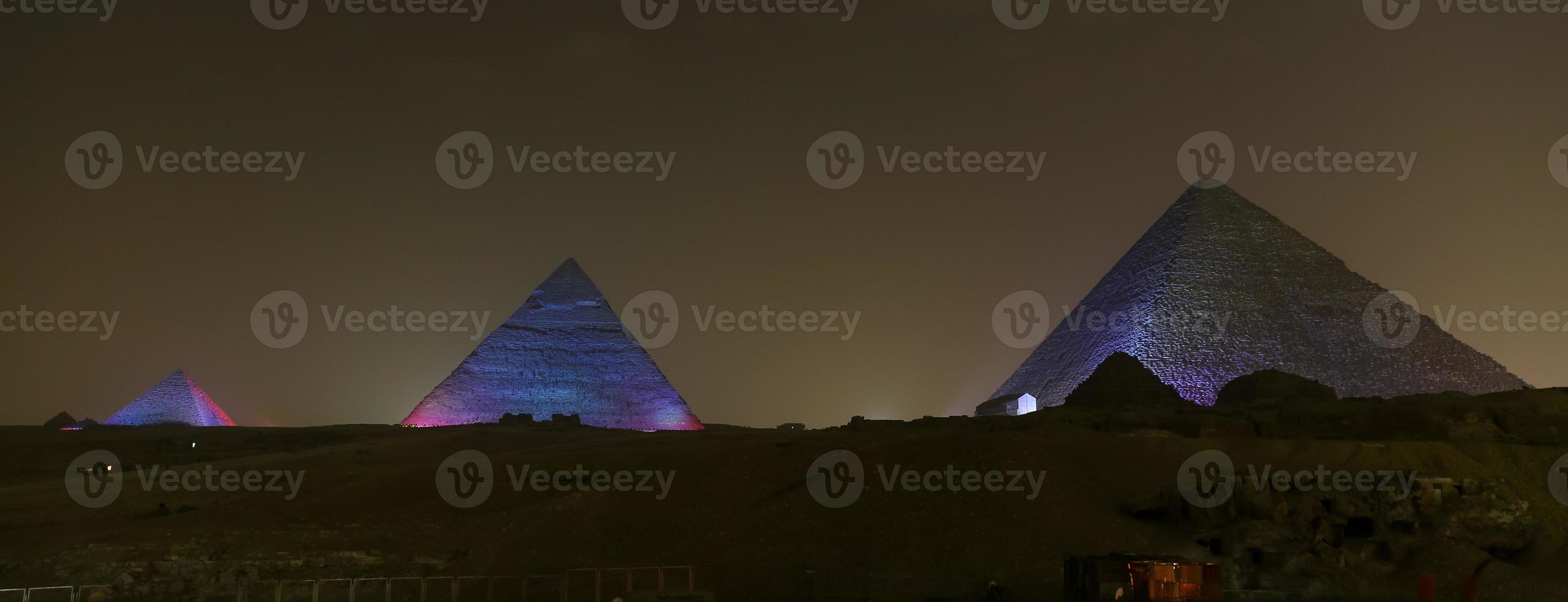 Giza Pyramid Complex in Cairo, Egypt photo