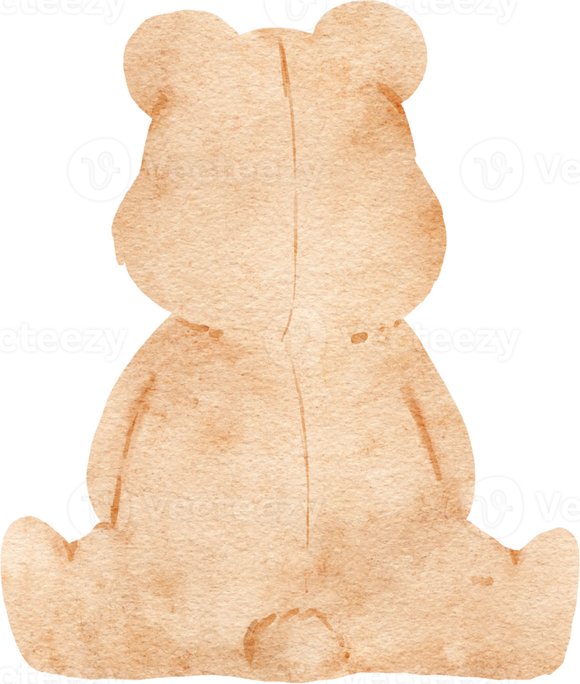 süßes teddybäraquarell png